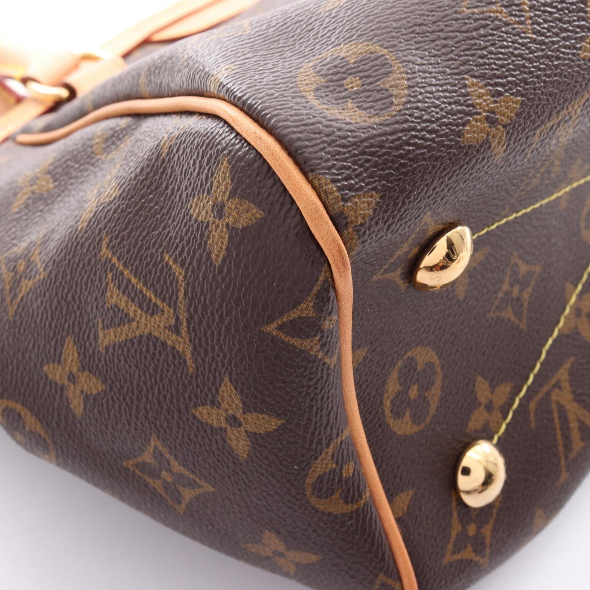 Louis Vuitton Brown Pvc Leather Handbag (Pre-Owned)