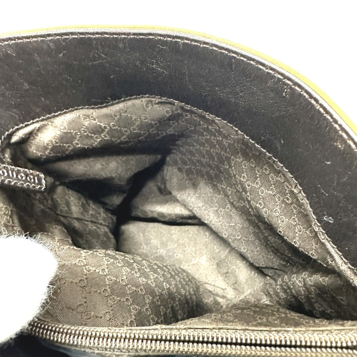 Gucci Beige Leather Shoulder Bag (Pre-Owned)
