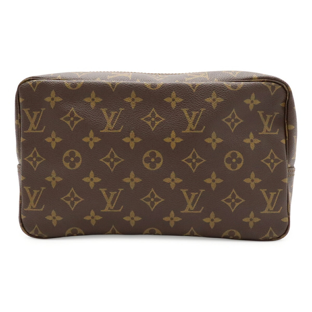 Louis Vuitton Brown Monogram Canvas Clutch Bag Pouch (Pre-Owned)