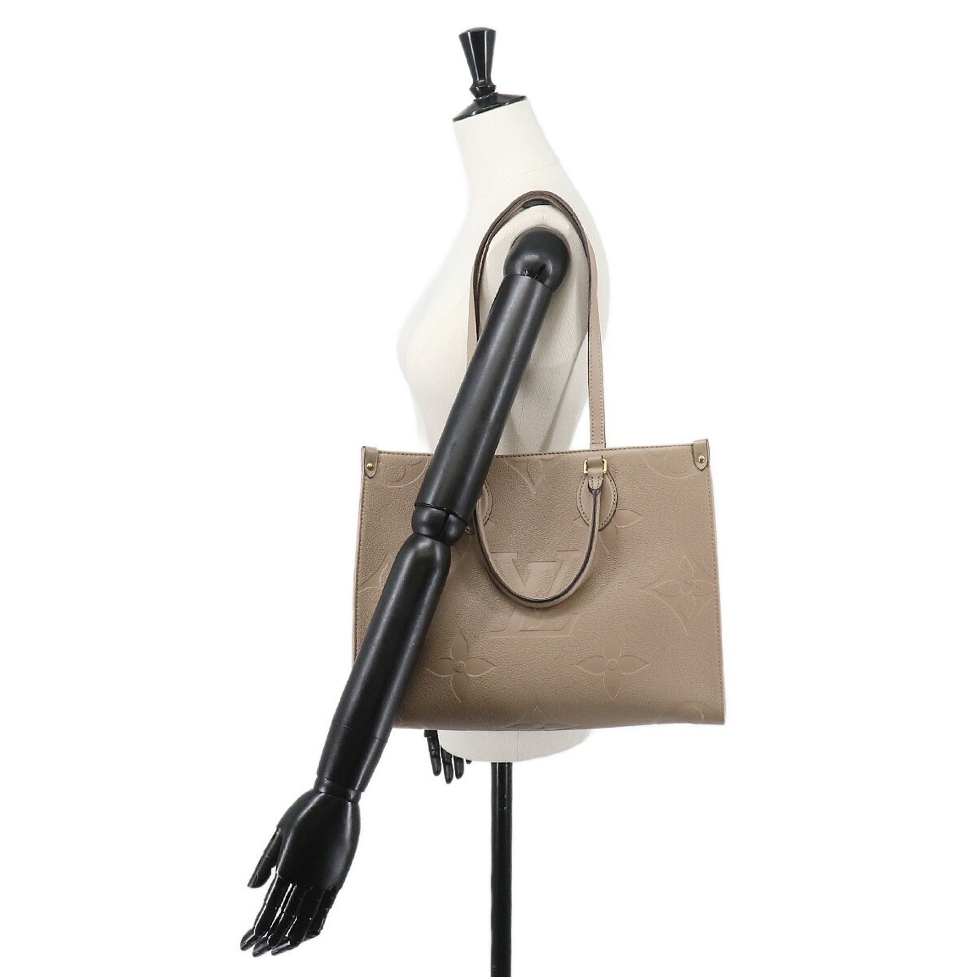 Louis Vuitton Tourterelle Monogram Empreinte Handbag Tote Bag (Pre-Owned)