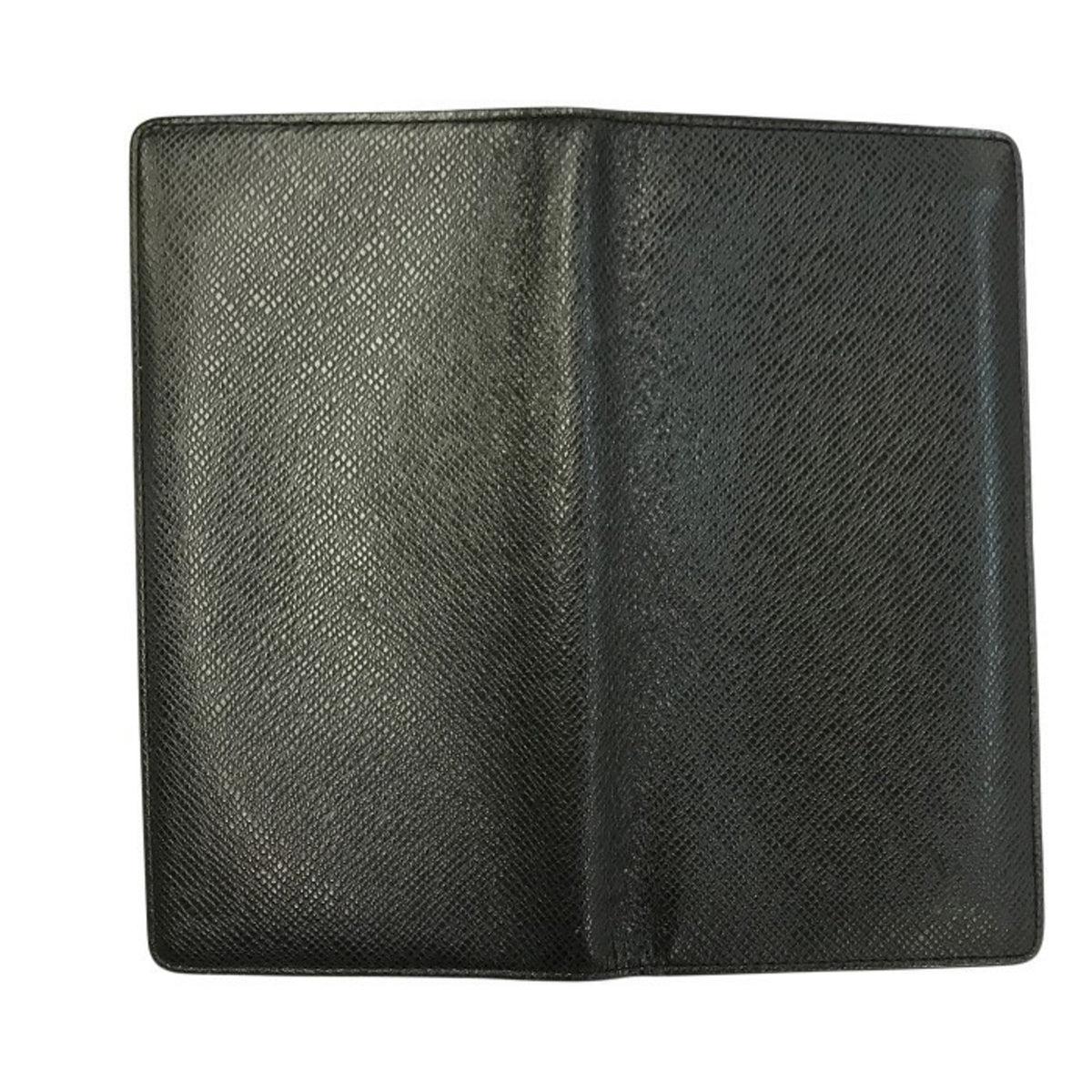Louis Vuitton Taiga Black Leather Long Wallet (Bi-Fold) (Pre-Owned)
