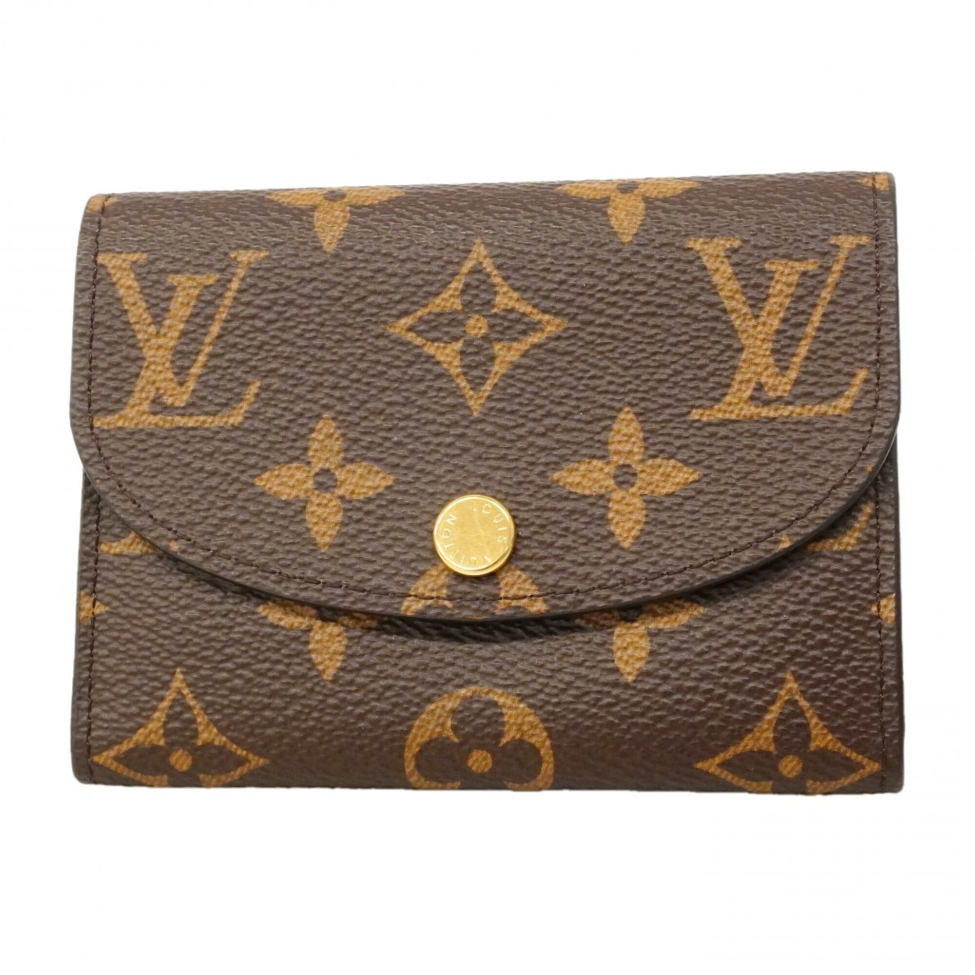 Louis Vuitton Brown Fuchsia Coin Purse/Coin Case (Pre-Owned)