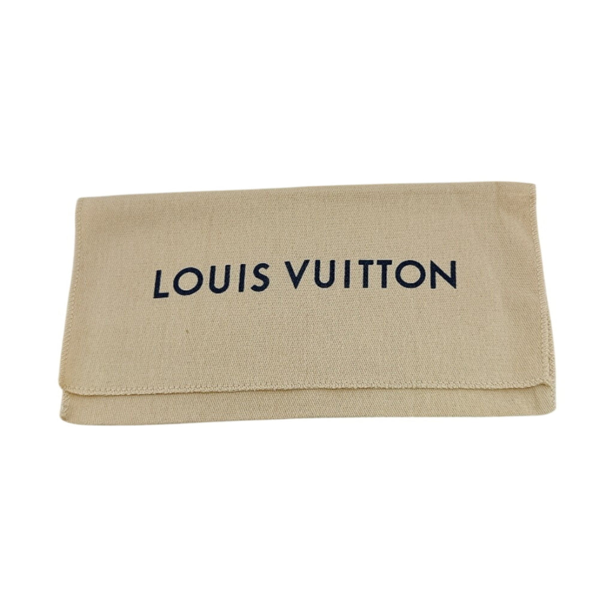 Louis Vuitton Damier Black Leather Long Wallet (Bi-Fold) (Pre-Owned)