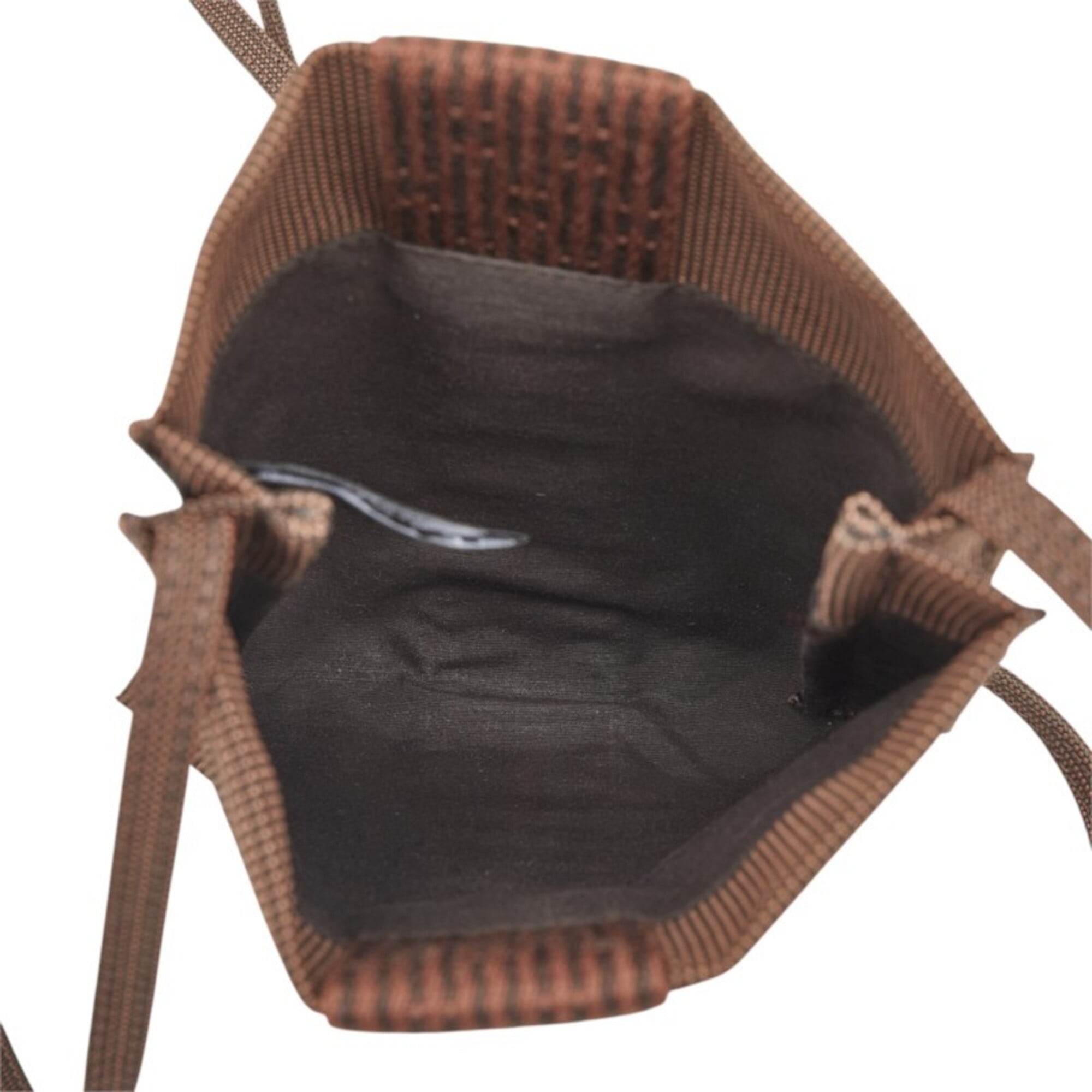 Hermes Brown Canvas Pochette Shoulder Bag (Pre-Owned)