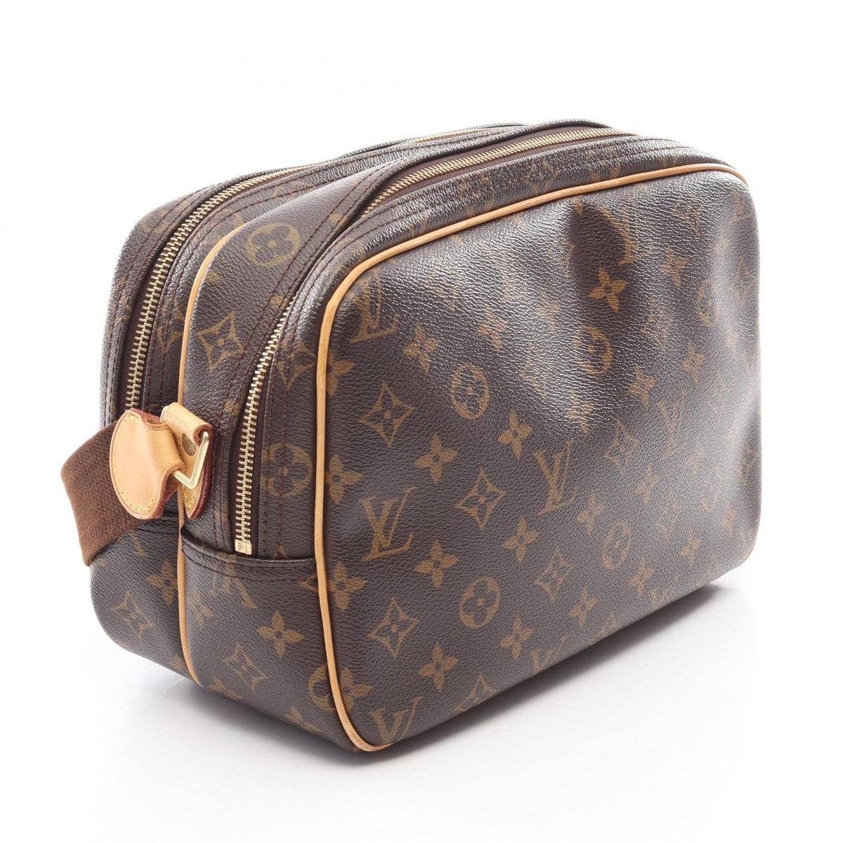 Louis Vuitton Brown Monogram Monogram Leather Handbag Shoulder Bag (Pre-Owned)