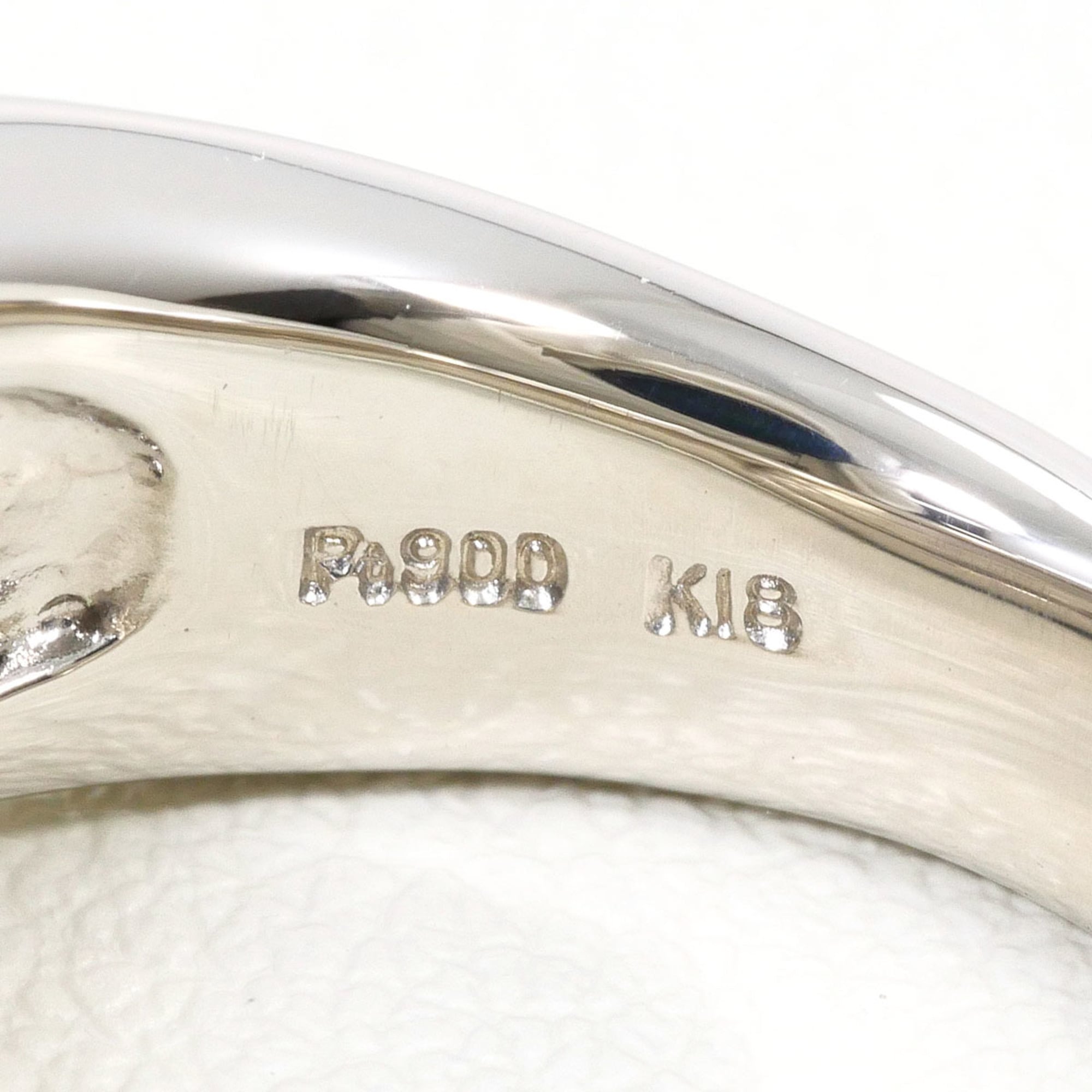 Unbranded Platinum Yellow Gold Yellow Gold (18K) Platinum 900 Band Ring (Pre-Owned)