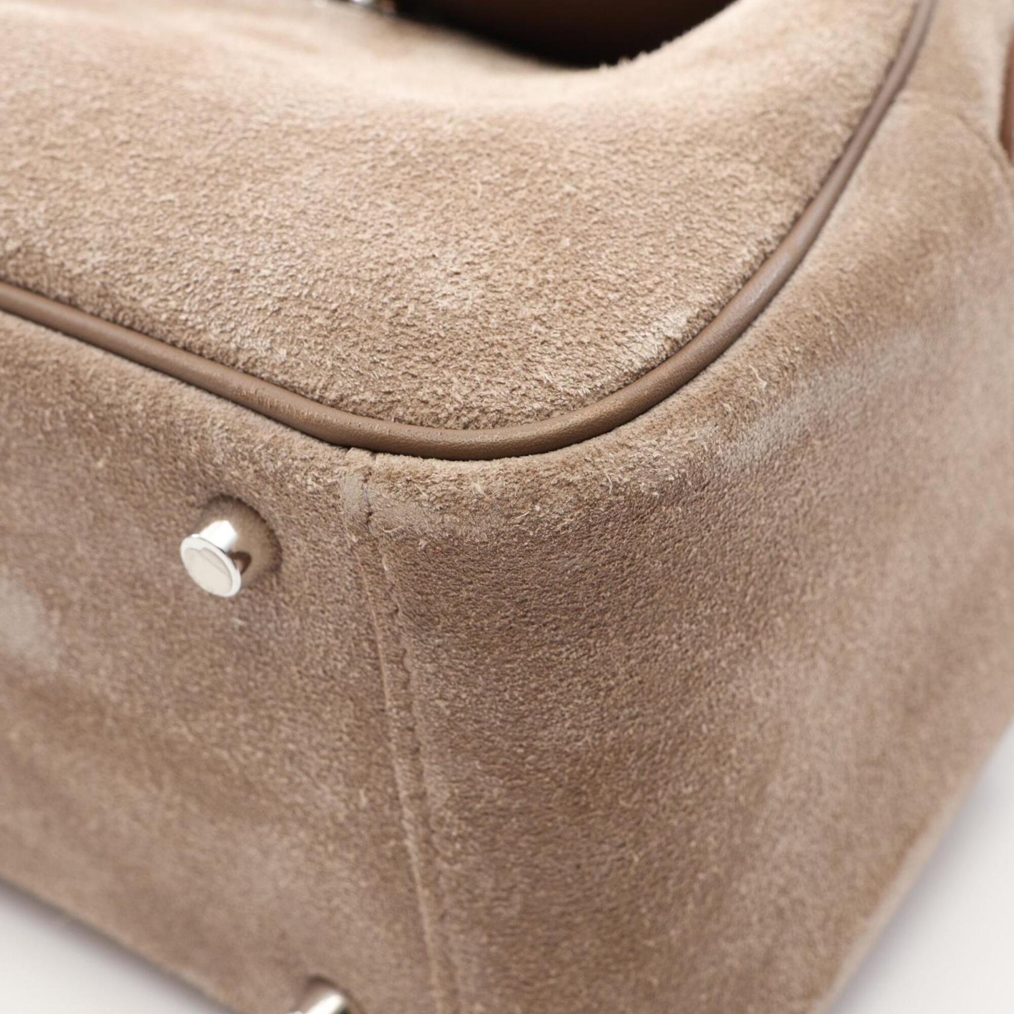 Hermes Beige Swift Leather Leather Handbag Shoulder Bag (Pre-Owned)
