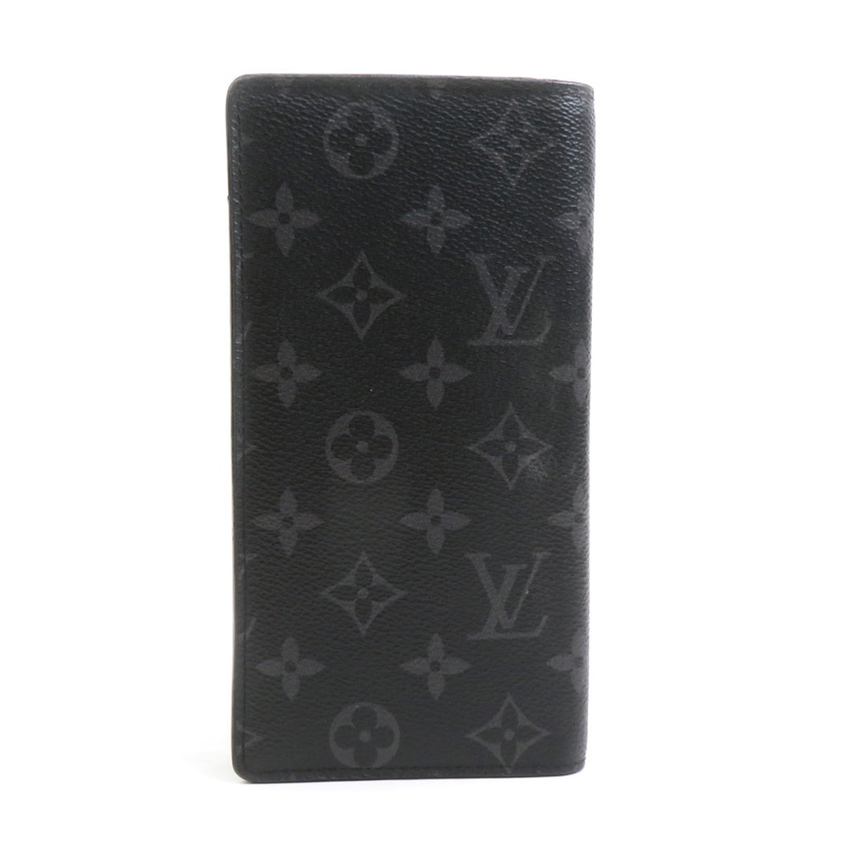 Louis Vuitton Black Monogram Eclipse Monogram Eclipse Long Wallet (Bi-Fold) (Pre-Owned)