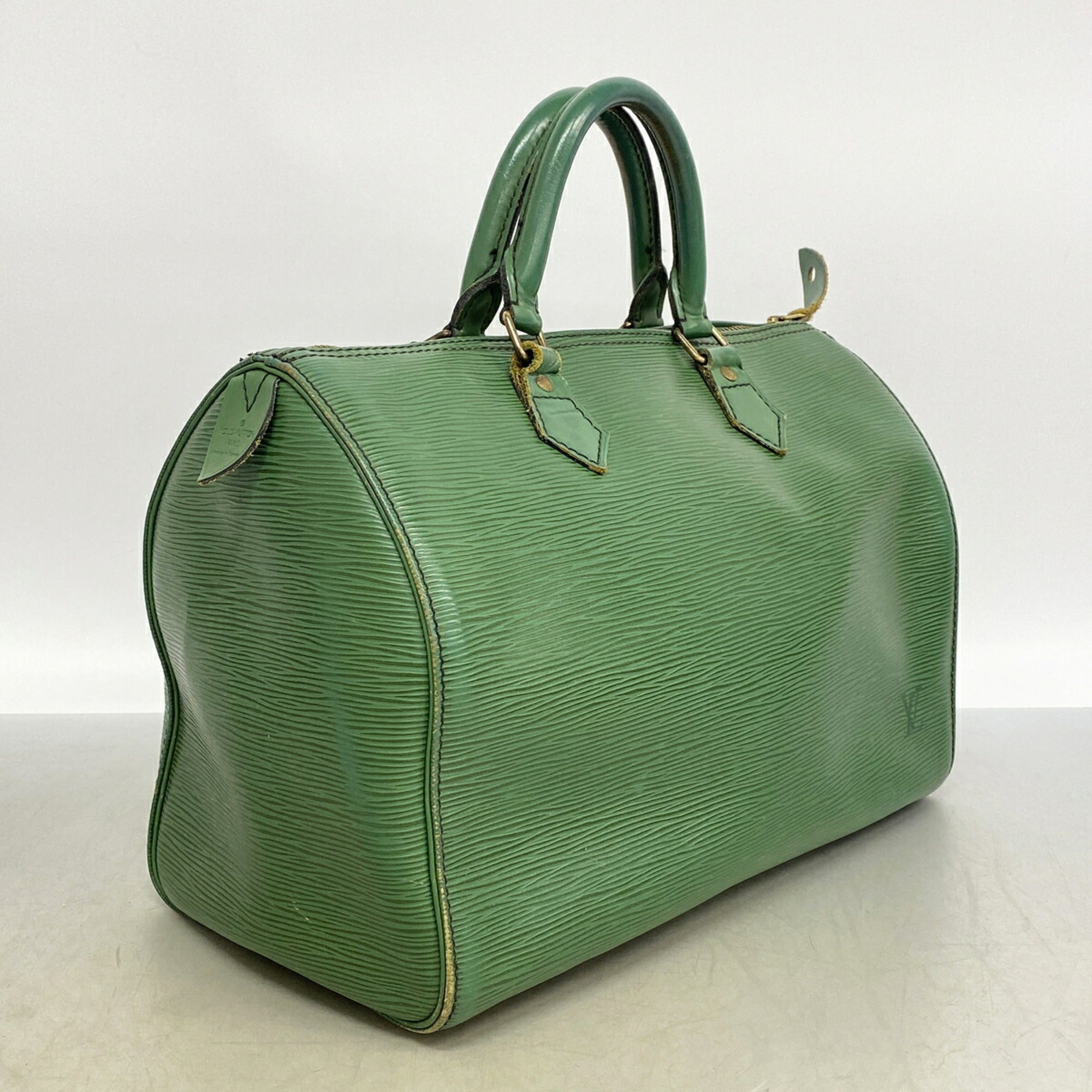 Louis Vuitton Borneo Green Handbag (Pre-Owned)