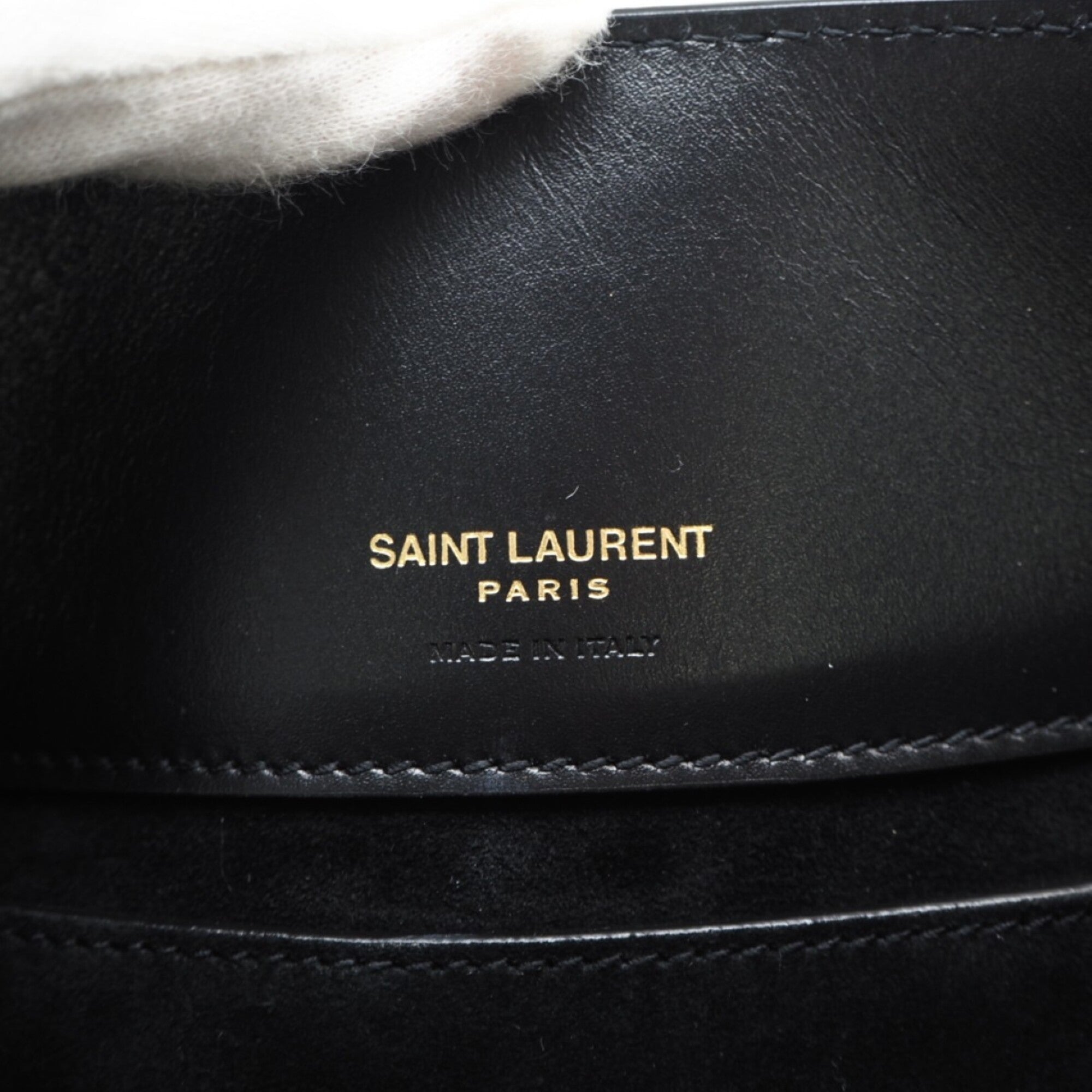 Yves Saint Laurent Black Leather Handbag (Pre-Owned)