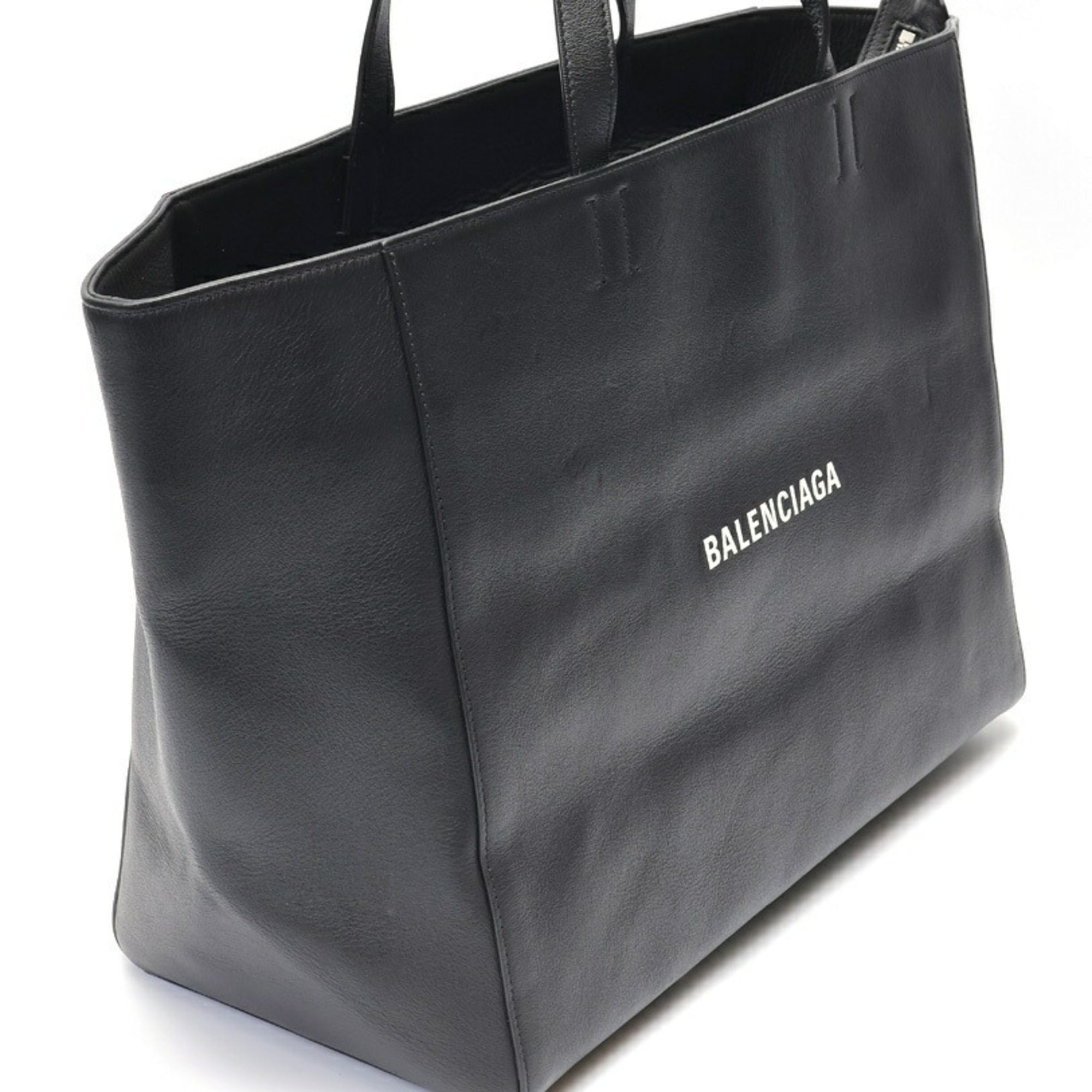 Balenciaga Black Leather Tote Bag (Pre-Owned)