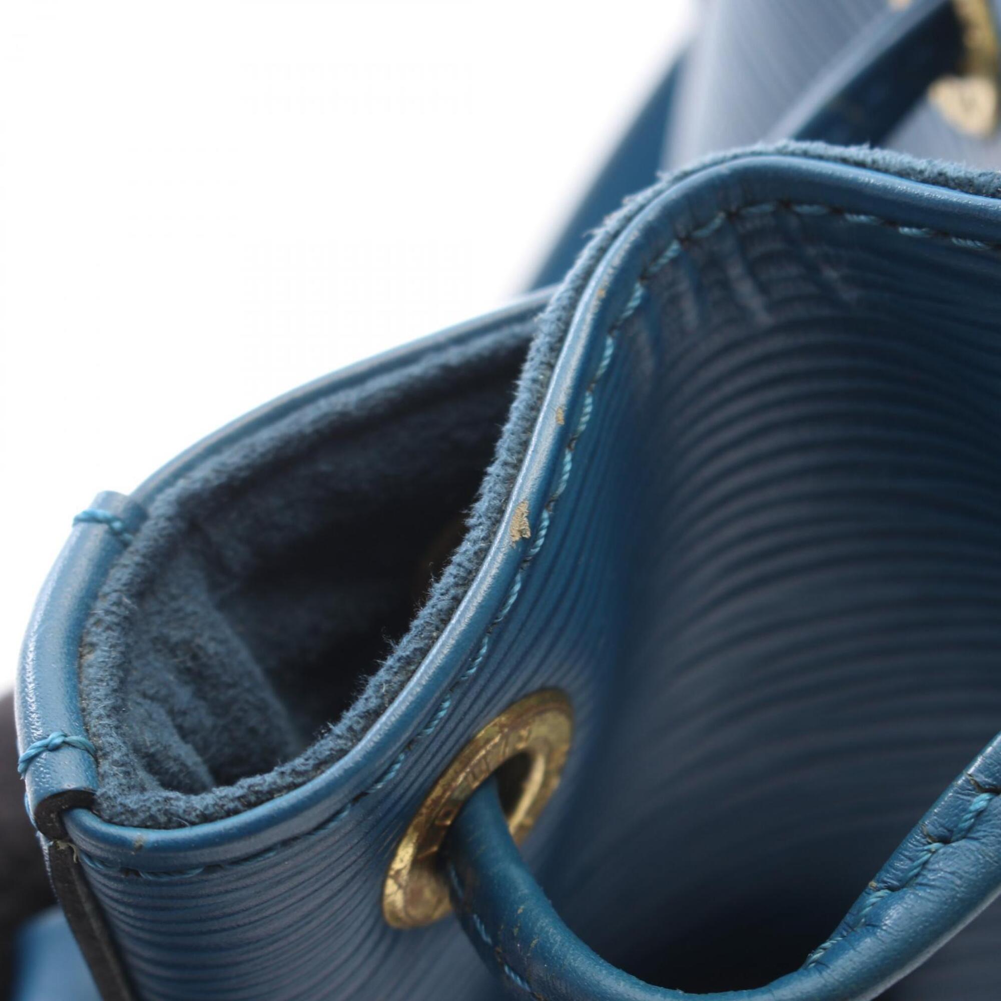 Louis Vuitton Blue Epi Leather Handbag Shoulder Bag (Pre-Owned)