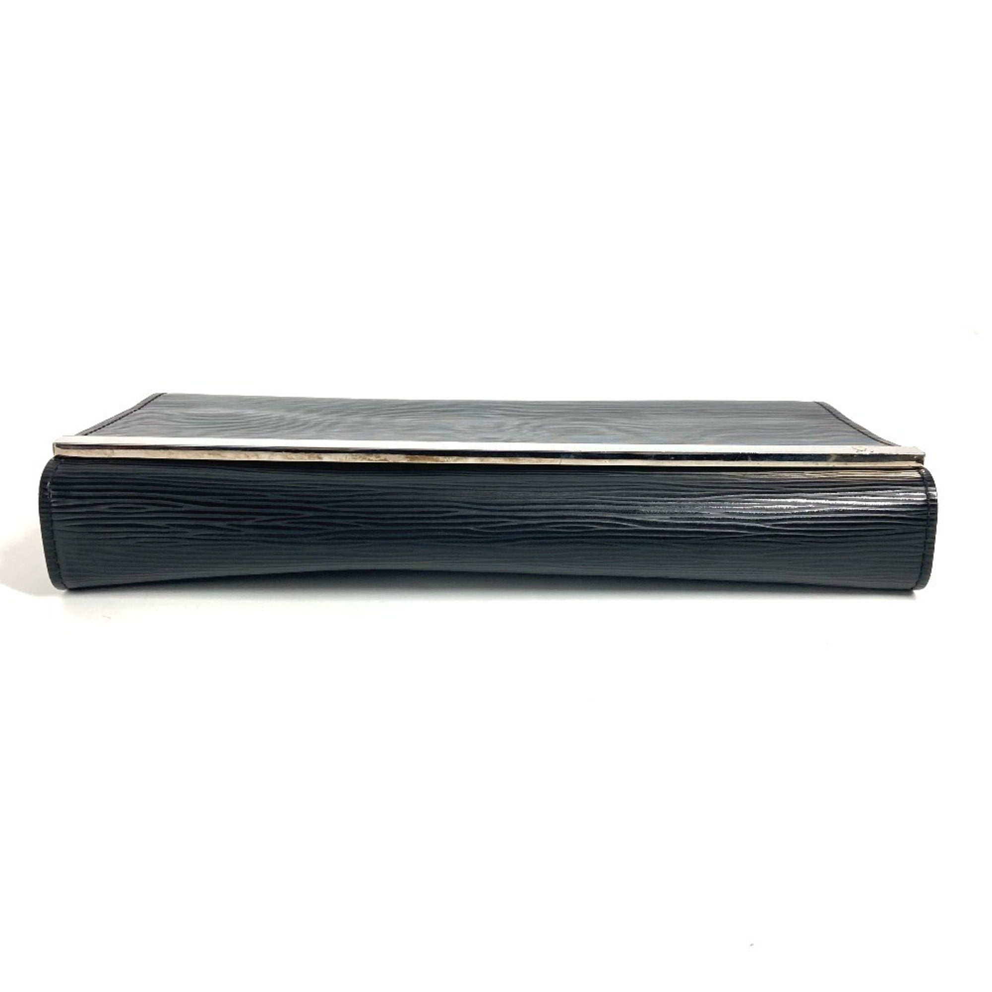 Louis Vuitton Black Epi Leather Clutch Bag Shoulder Bag (Pre-Owned)