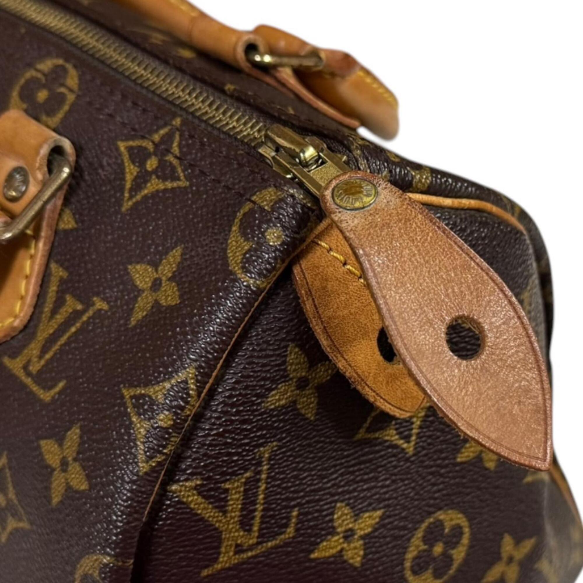 Louis Vuitton Brown Monogram Canvas Handbag (Pre-Owned)