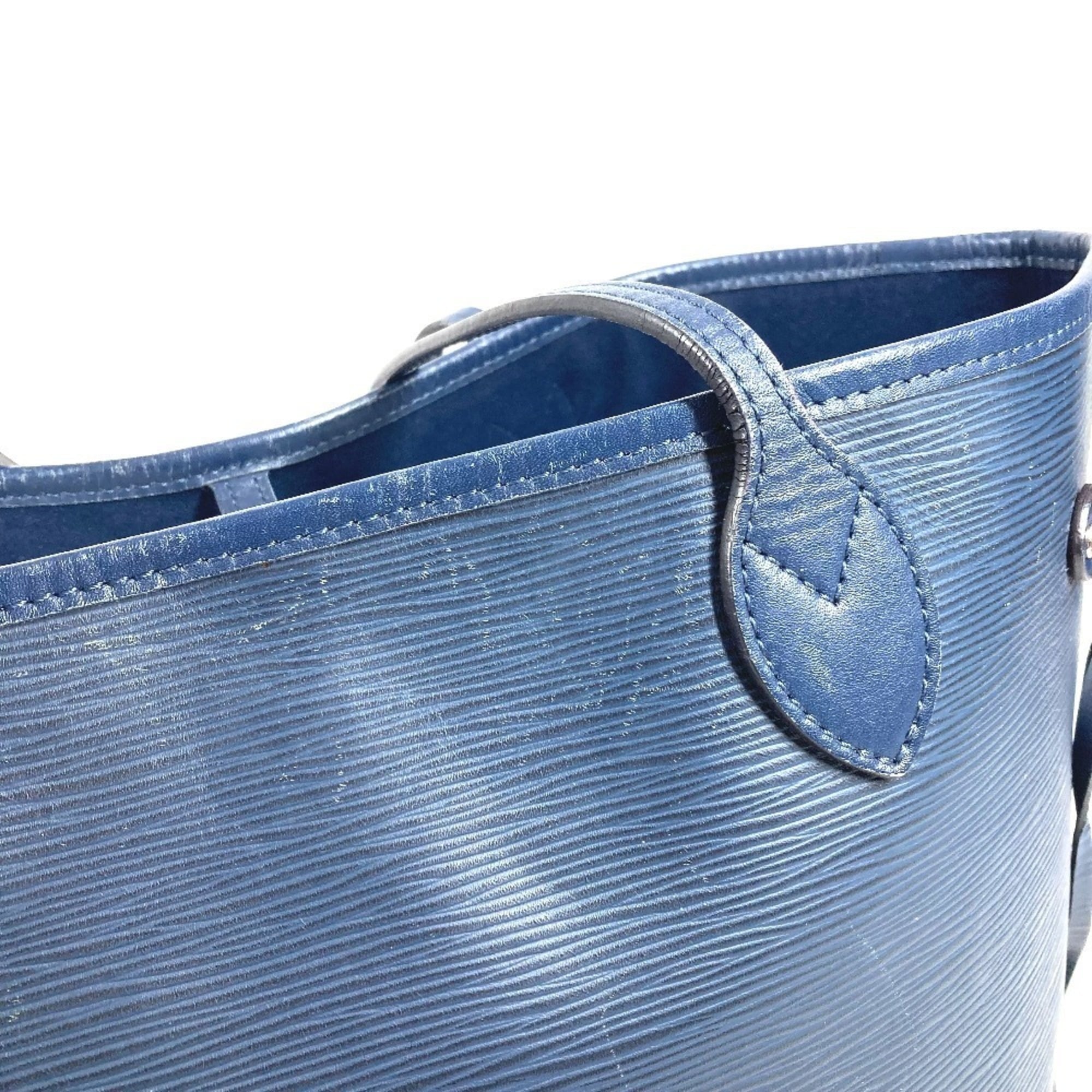 Louis Vuitton Epi Navy Epi Leather Shoulder Bag Tote Bag (Pre-Owned)