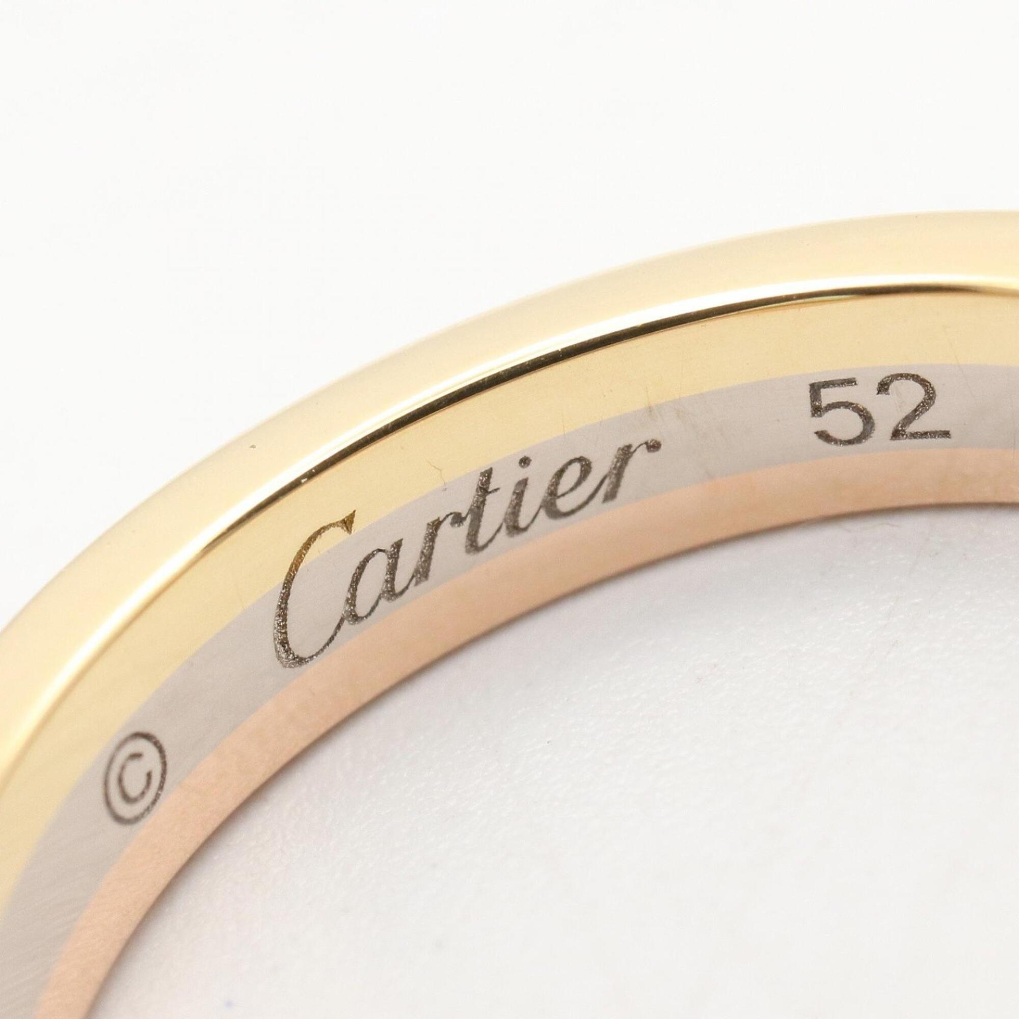 Cartier Gold Silver Yellow Gold (18K) Pink Gold (18K) White Gold (18K) Band Ring (Pre-Owned)