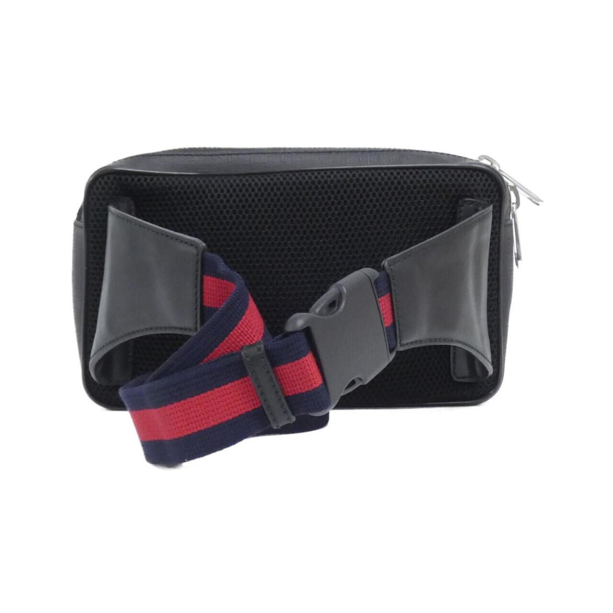 Gucci Black Gray Gg Supreme Canvas Fanny Pack (Pre-Owned)