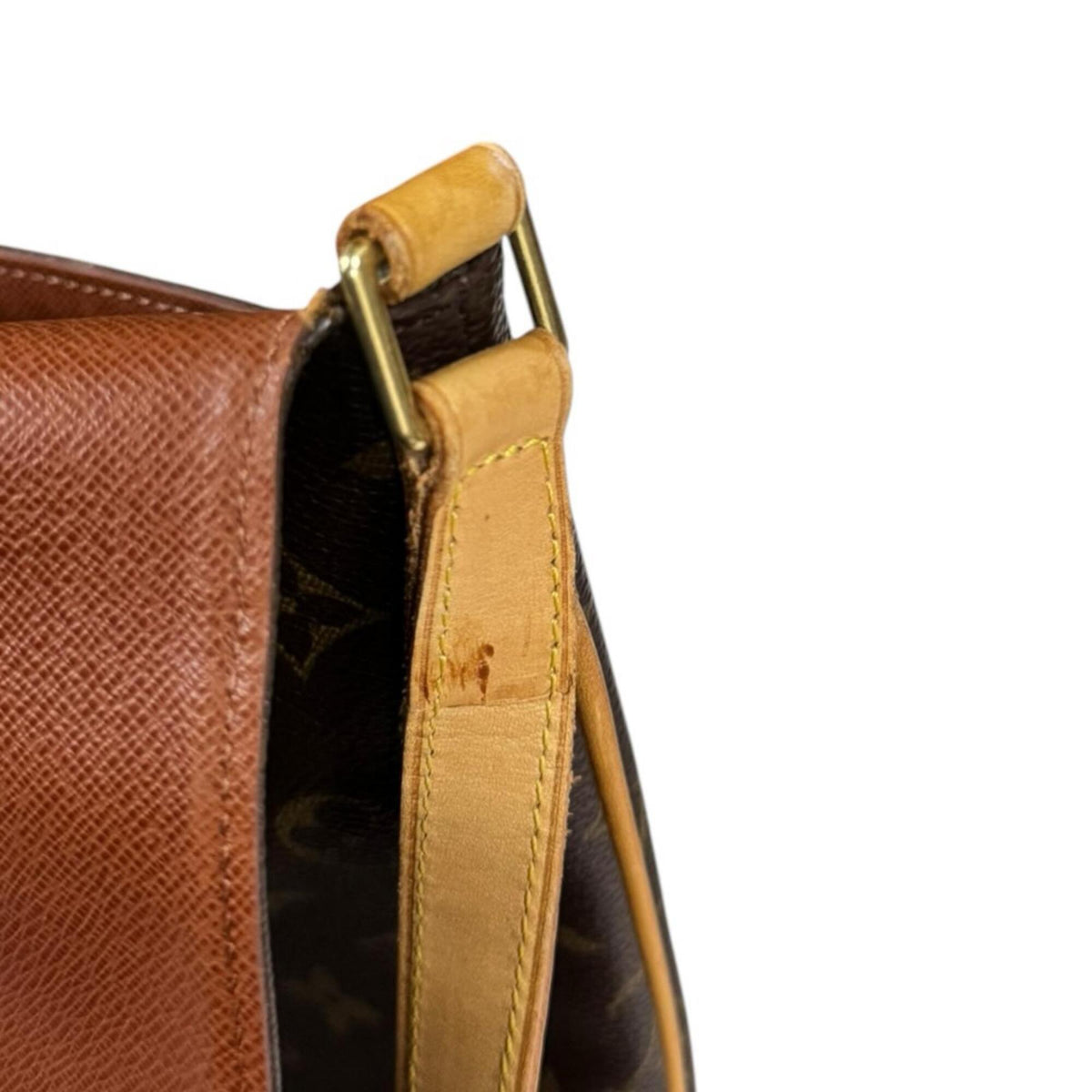 Louis Vuitton Brown Monogram Canvas Shoulder Bag (Pre-Owned)