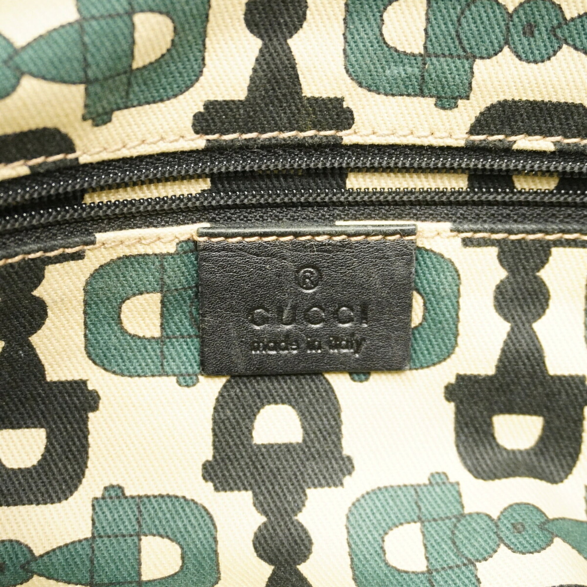 Gucci Black Leather Shoulder Bag (Pre-Owned)