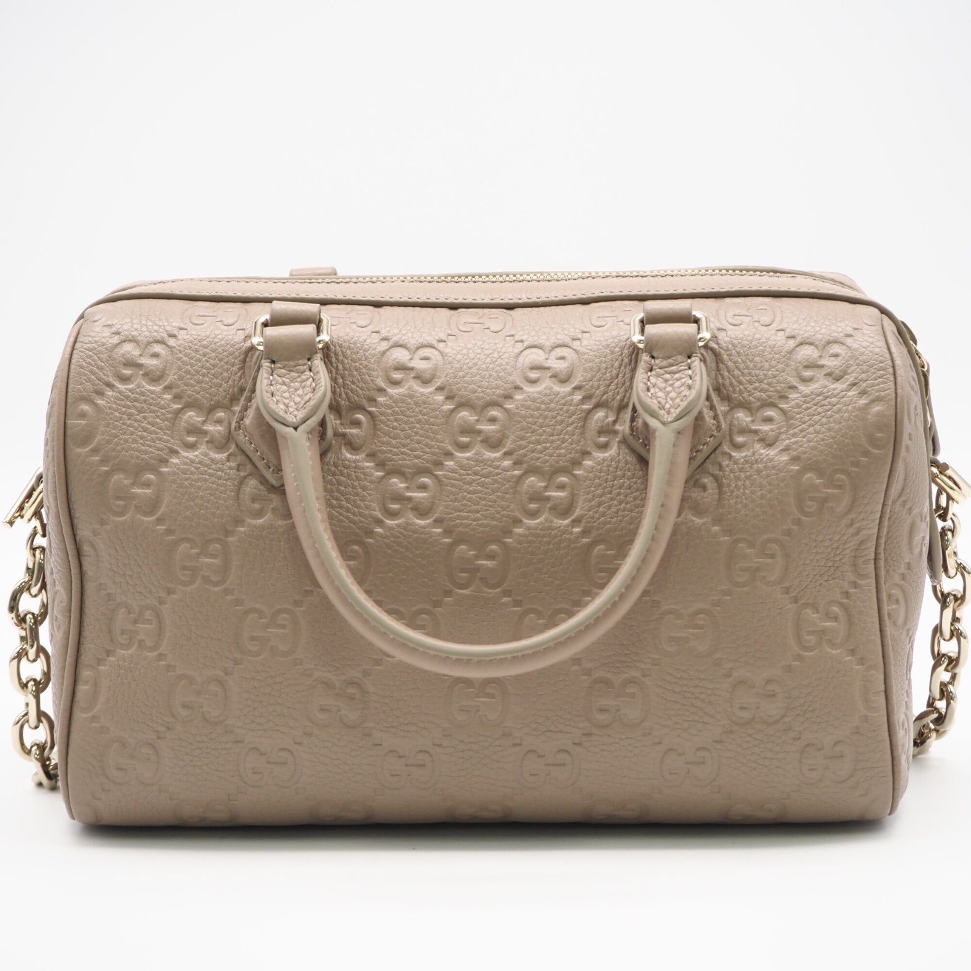 Gucci Beige Leather Handbag (Pre-Owned)
