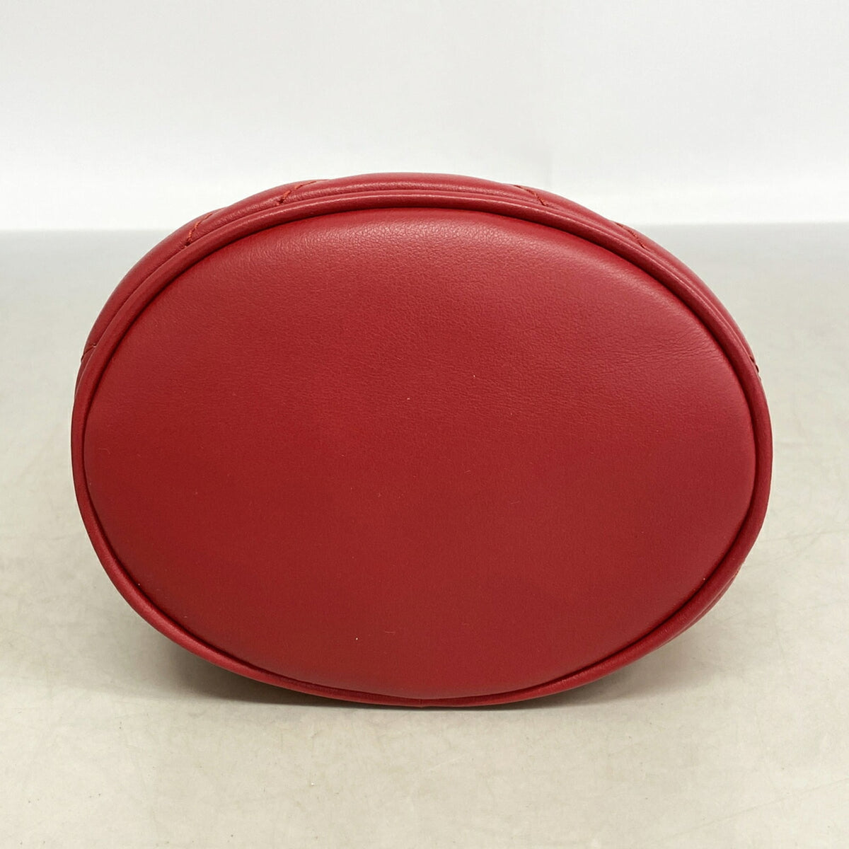 Gucci Red Color Leather Shoulder Bag (Pre-Owned)