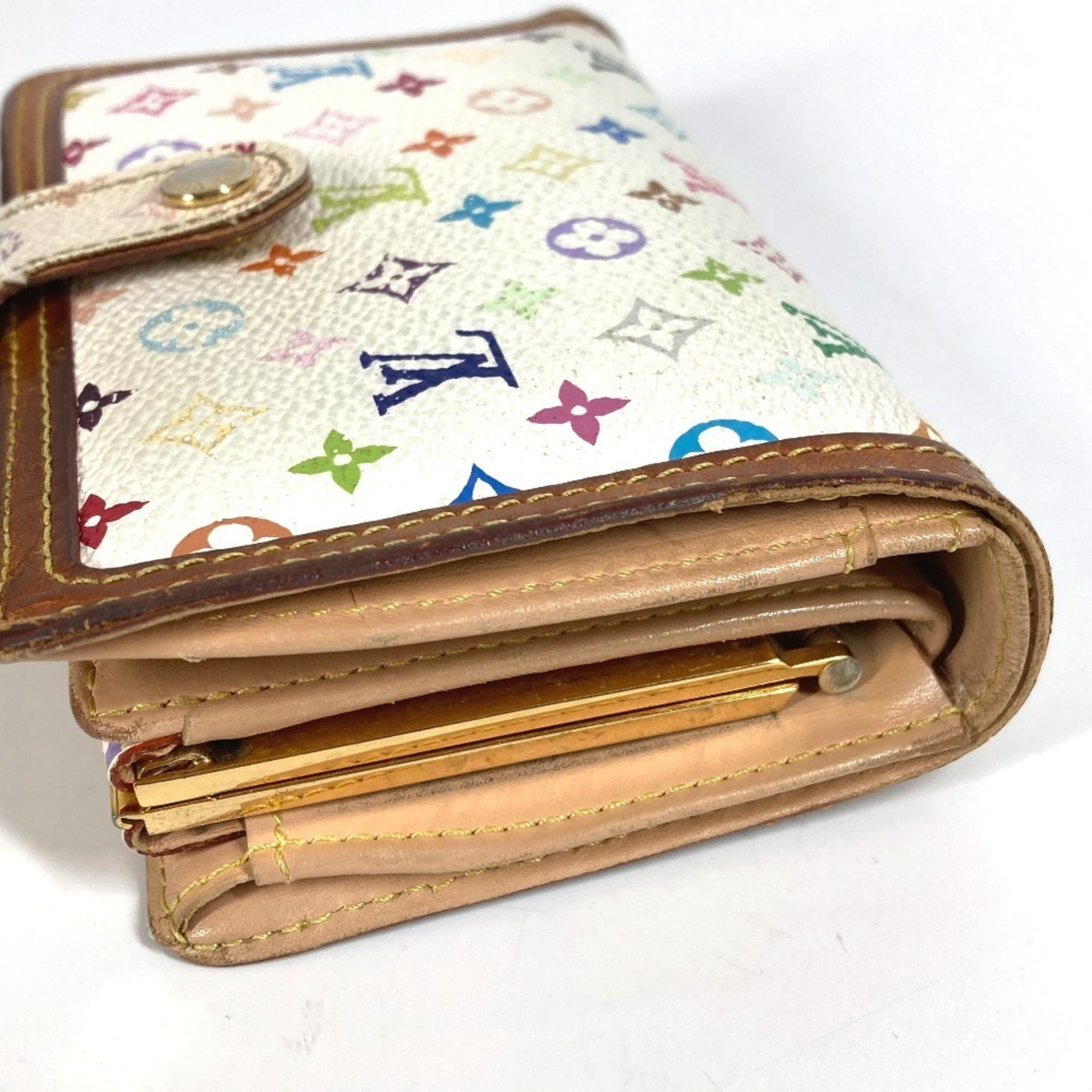 Louis Vuitton Blanc Monogram Multi-Color White Monogram Multicolore Wallet (Bi-Fold) (Pre-Owned)
