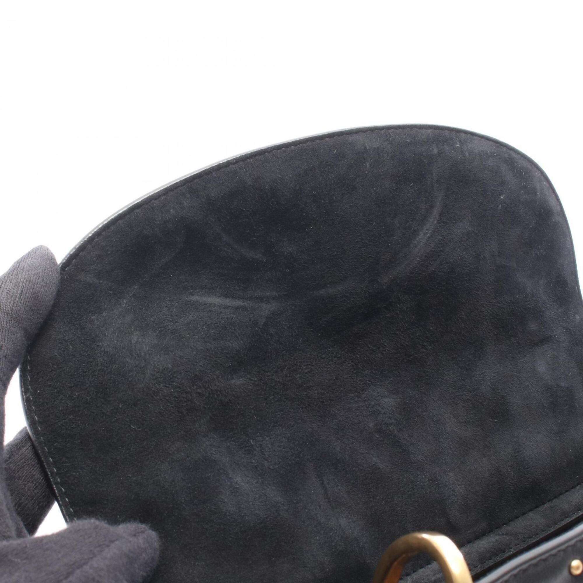 Christian Dior Black Leather Handbag (Pre-Owned)