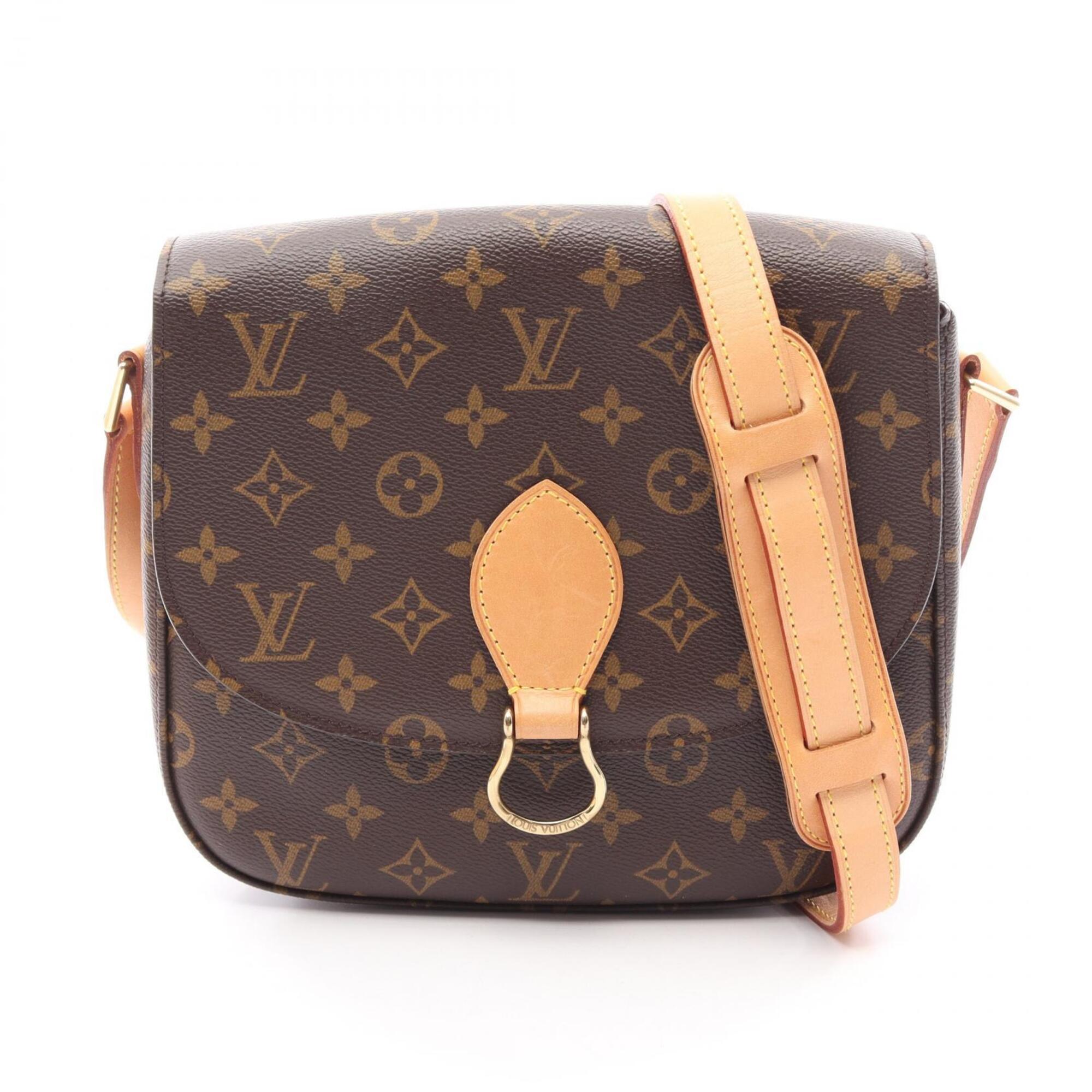 Louis Vuitton Brown Monogram Leather Coated Canvas Handbag Shoulder Bag (Pre-Owned)