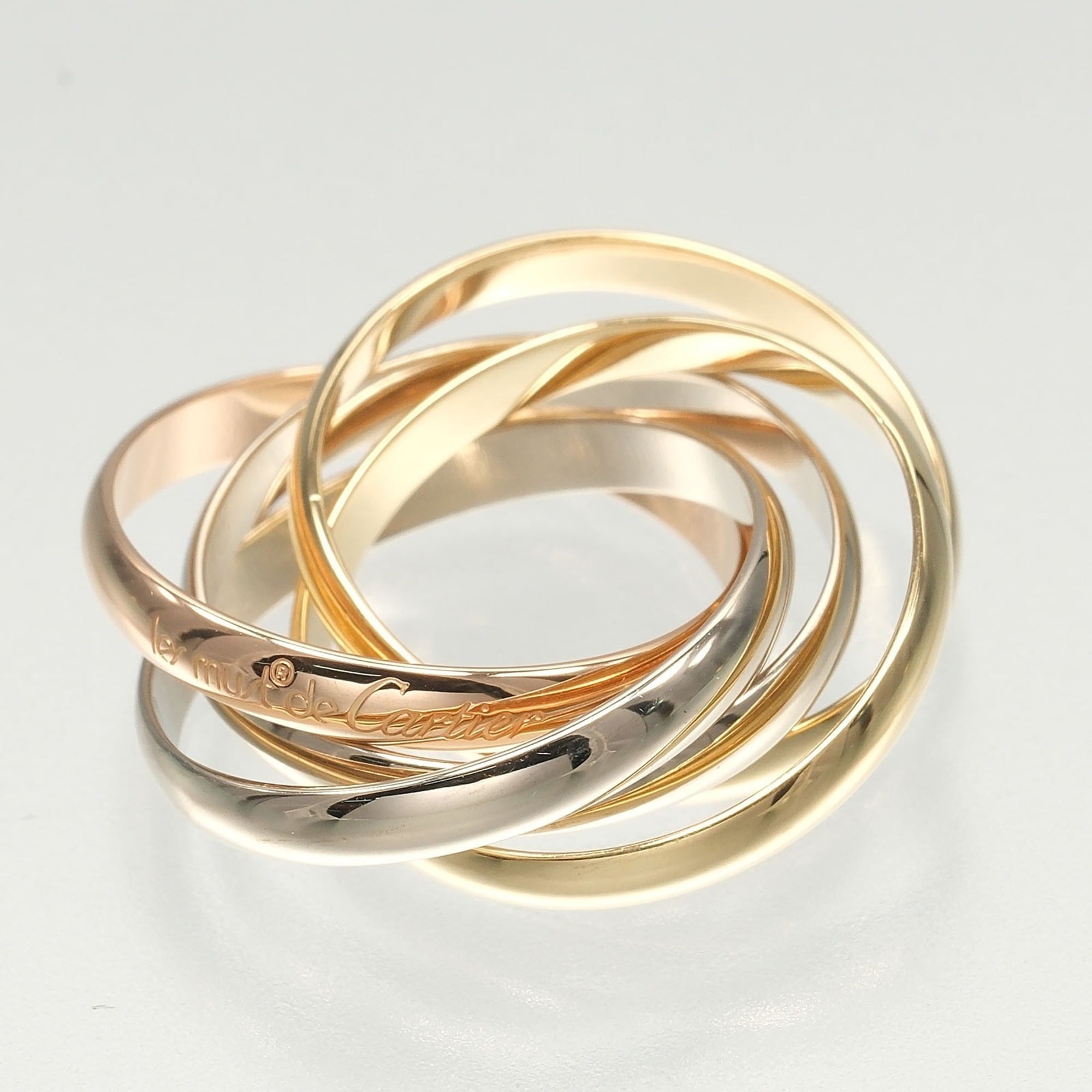 Cartier Yellow Gold (18K) Pink Gold (18K) White Gold (18K) Band Ring (Pre-Owned)
