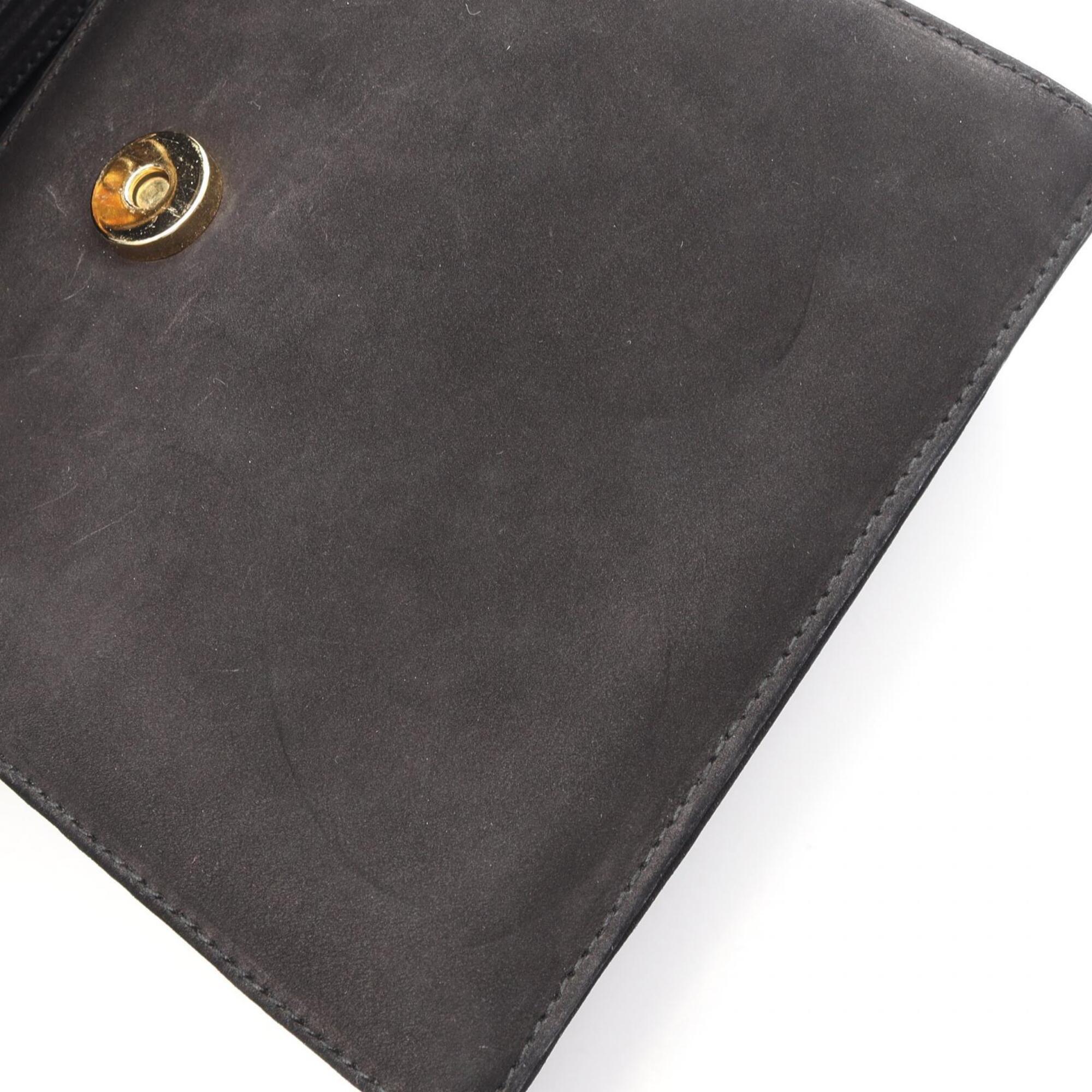 Salvatore Ferragamo Black Suede Handbag (Pre-Owned)