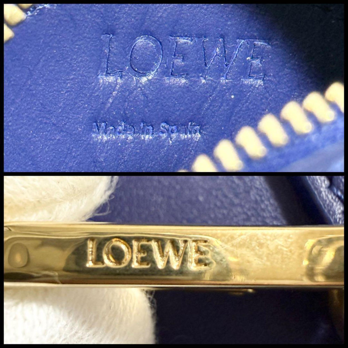 Loewe Leather Metal Coin Purse/Coin Case (Pre-Owned)