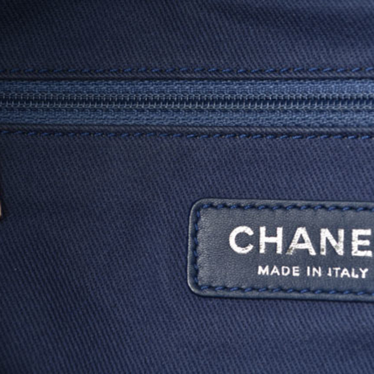 Chanel Cotton Canvas Denim Backpack (Pre-Owned)