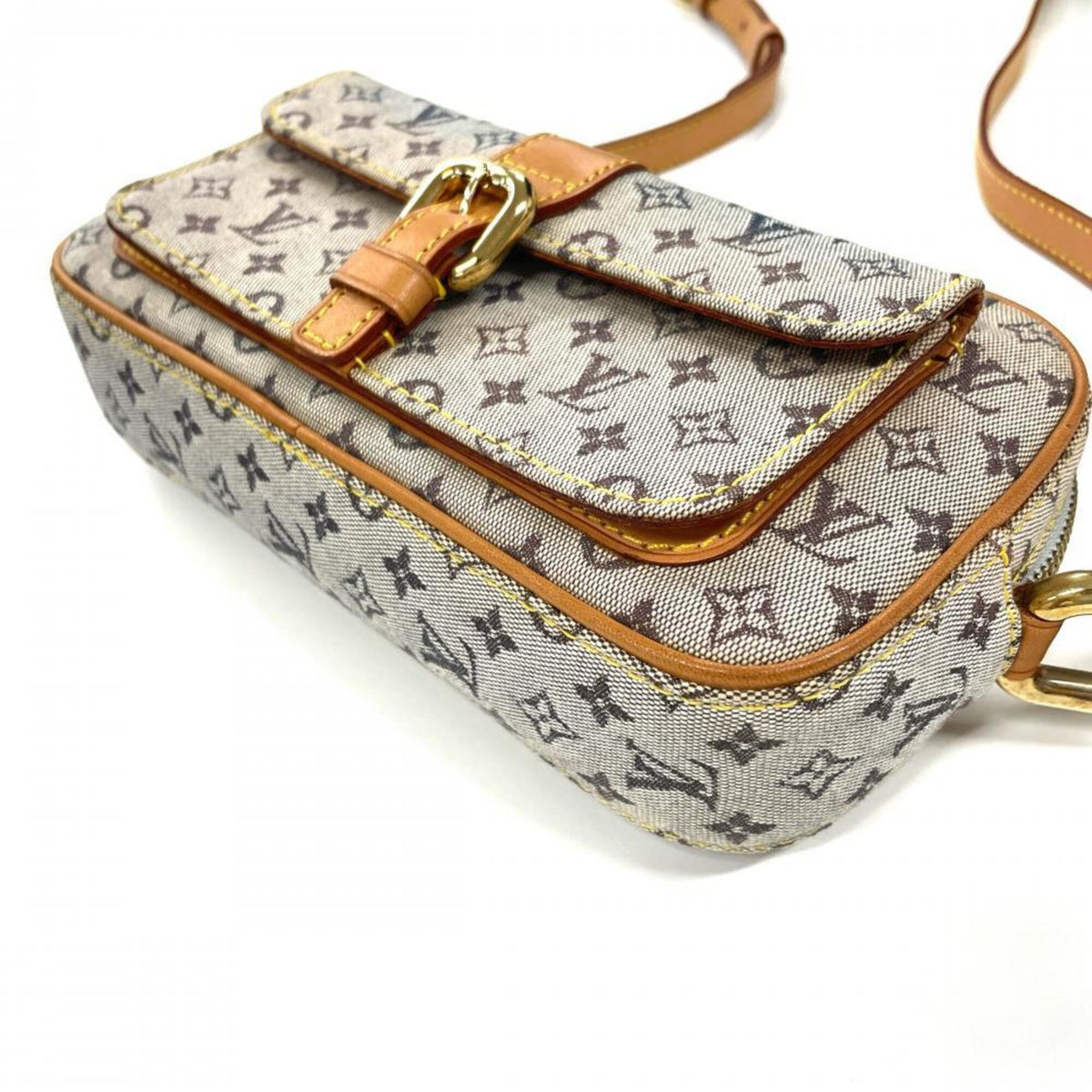 Louis Vuitton Blue Canvas Monogram Shoulder Bag (Pre-Owned)