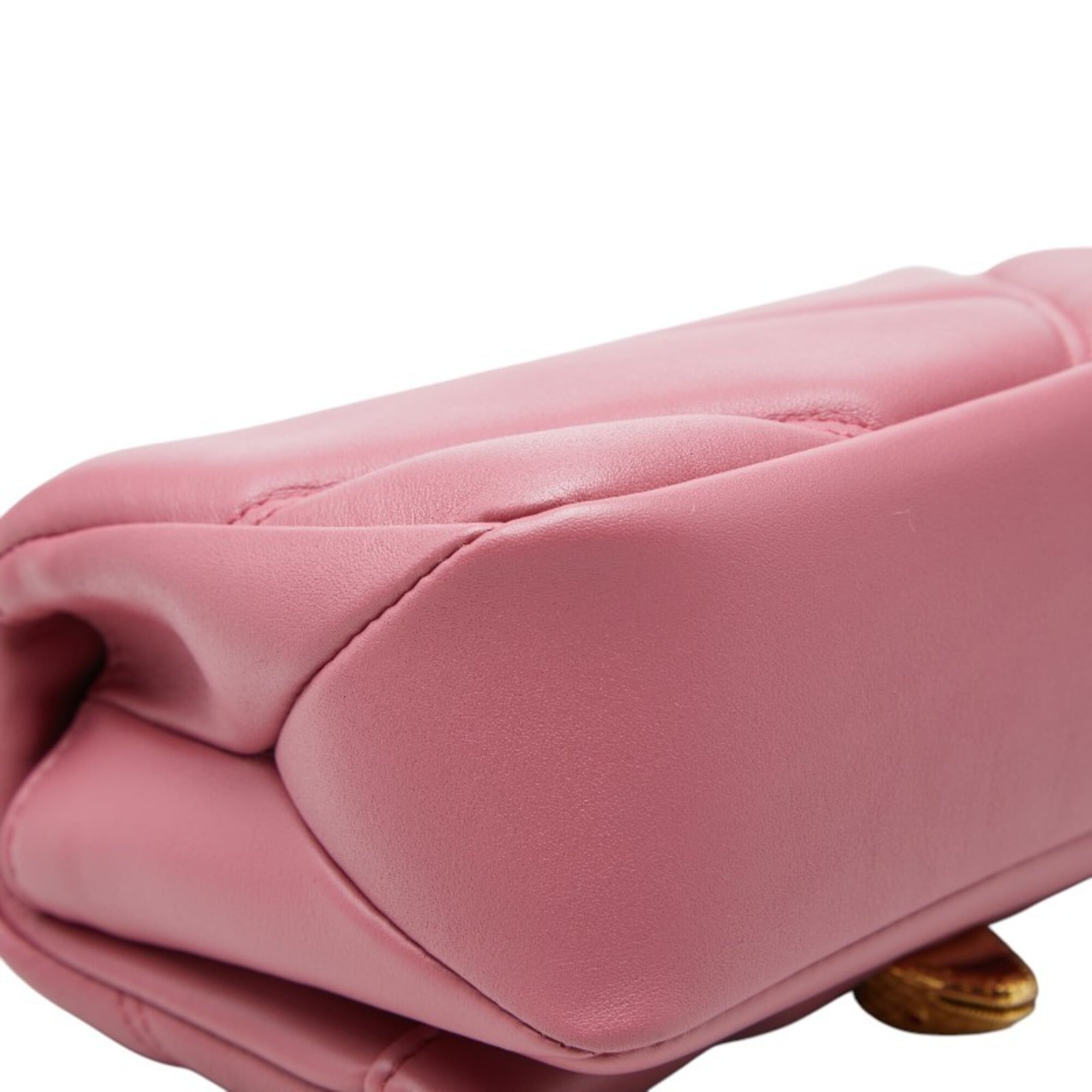 Bvlgari Pink Leather Handbag (Pre-Owned)