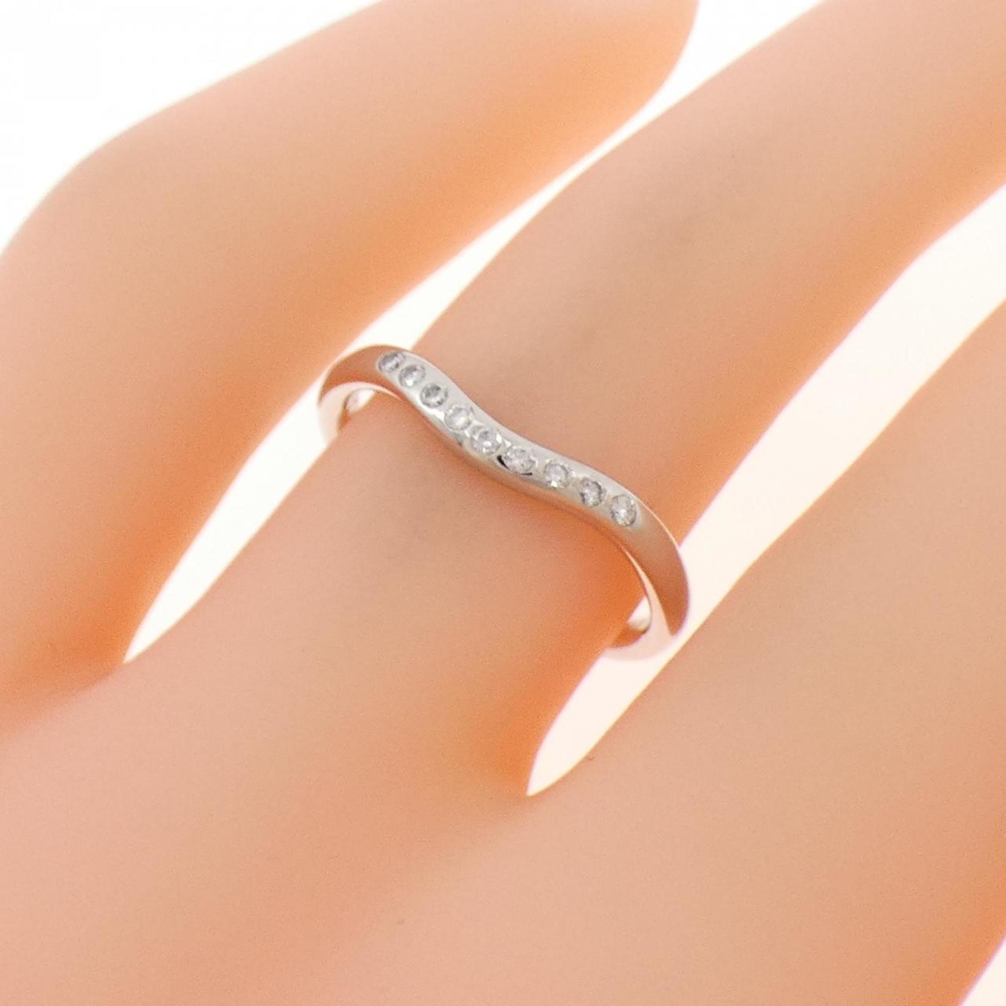 Tiffany Silver Platinum 950 Band Ring (Pre-Owned)
