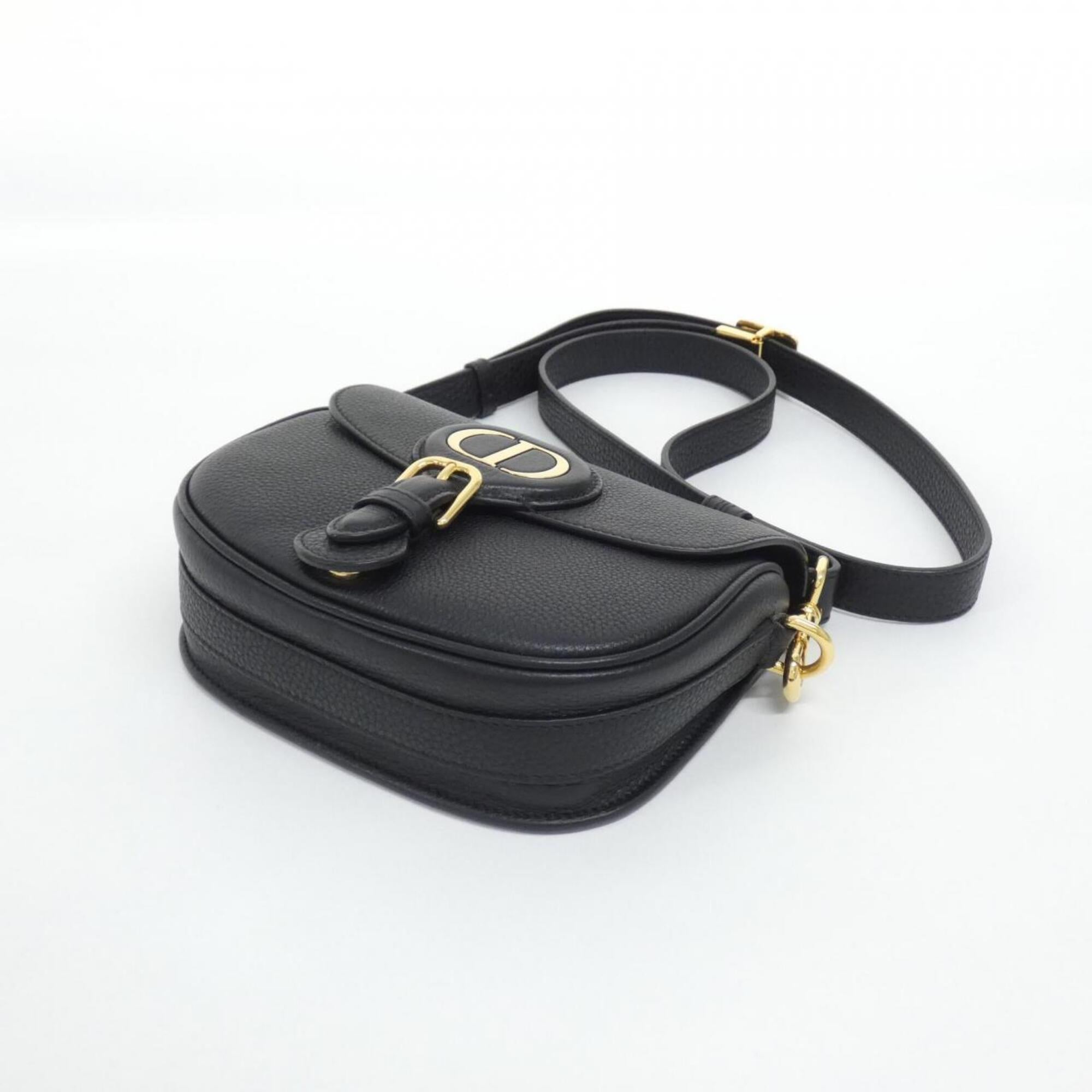 Christian Dior Black Leather Shoulder Bag (Pre-Owned)