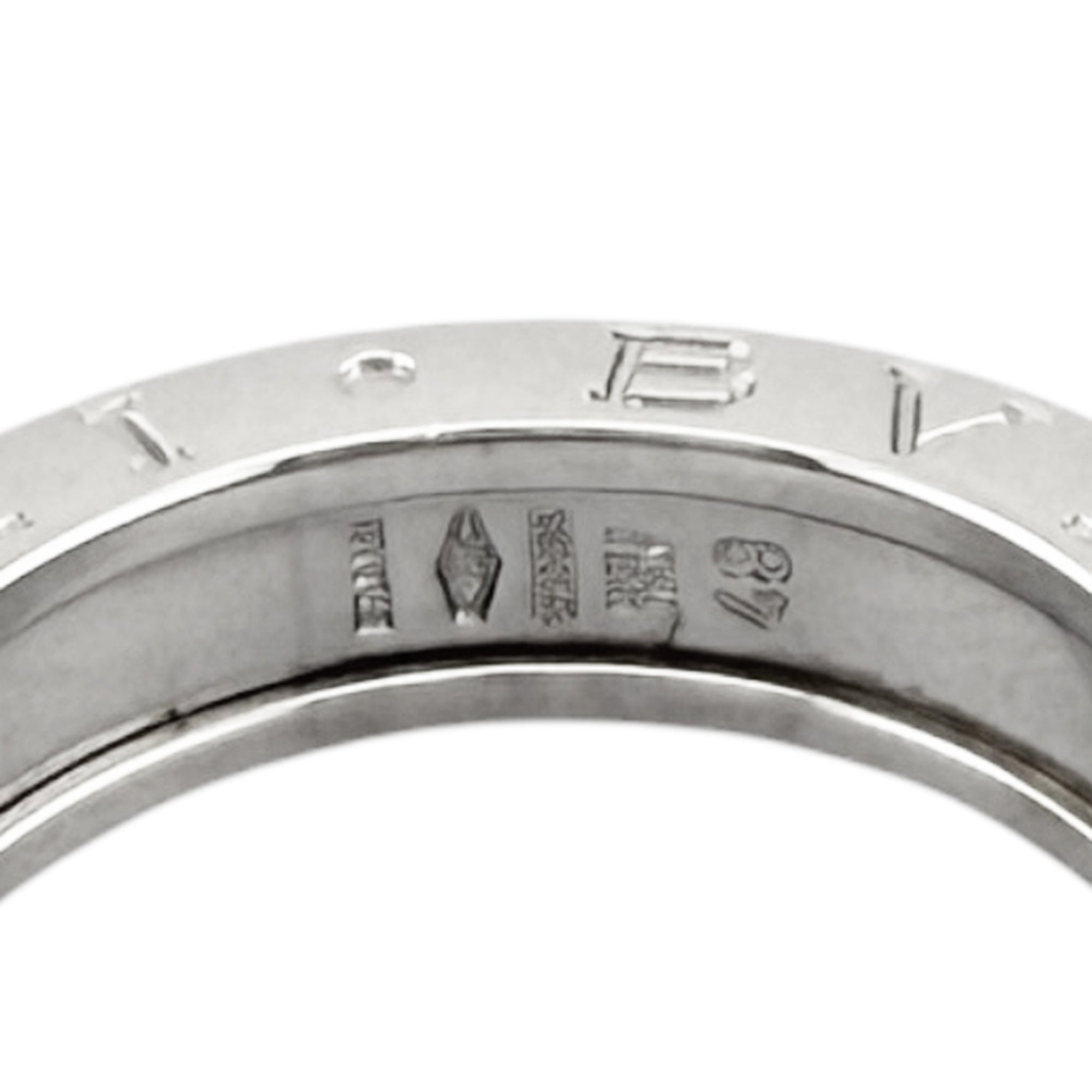 Bvlgari White Gold White Gold (18K) Band Ring (Pre-Owned)