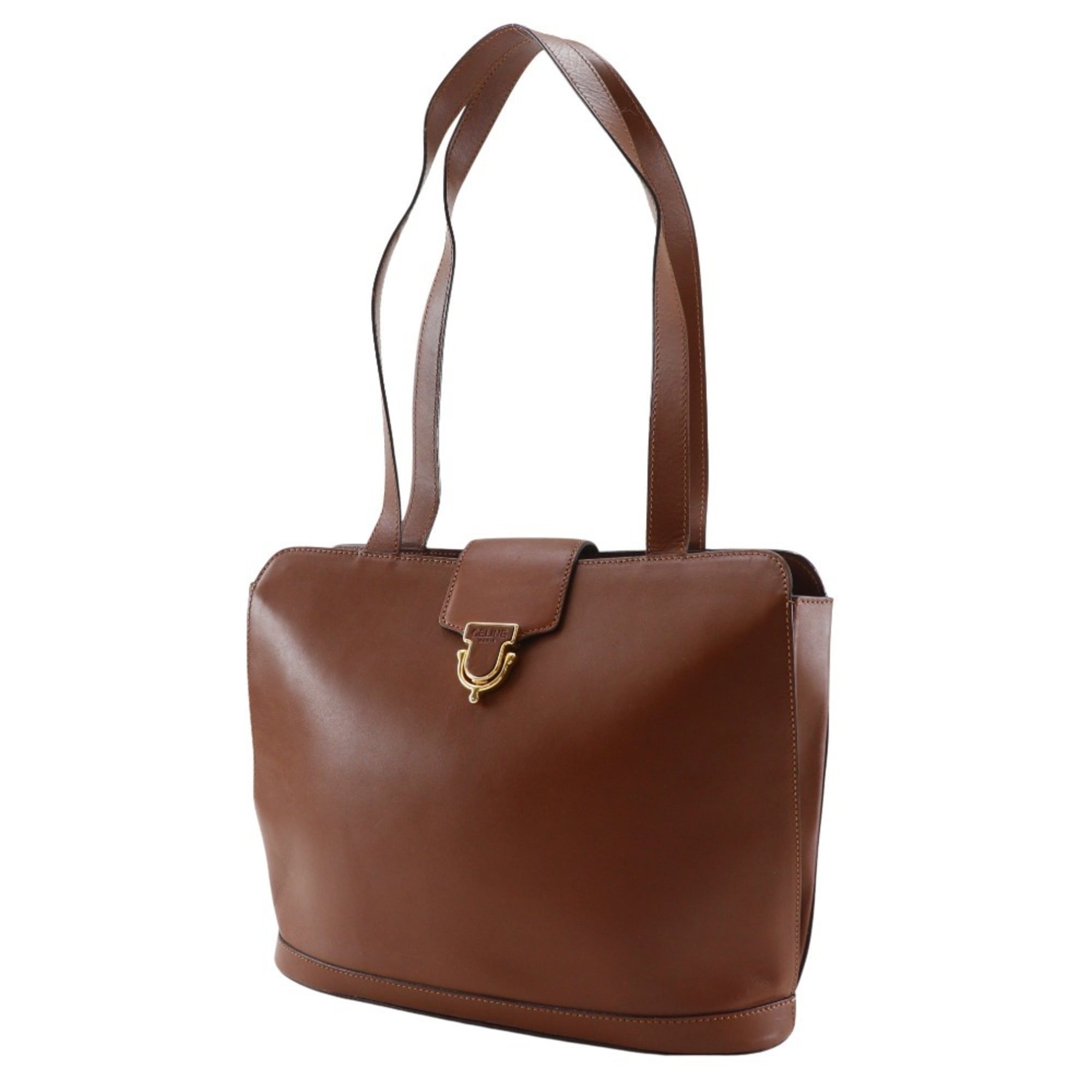 Celine Brown Leather Tote Bag (Pre-Owned)