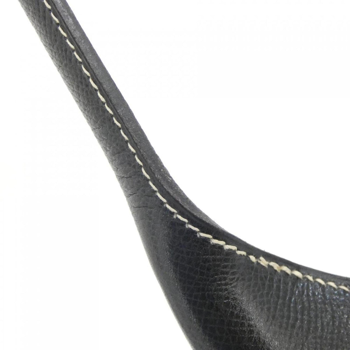 Hermes Black Lisse Leather Shoulder Bag (Pre-Owned)