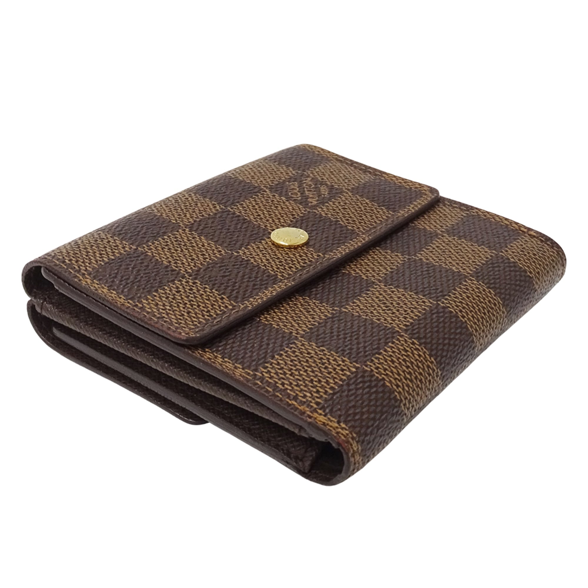 Louis Vuitton Damier Damier Canvas Damier Canvas Wallet (Bi-Fold) (Pre-Owned)