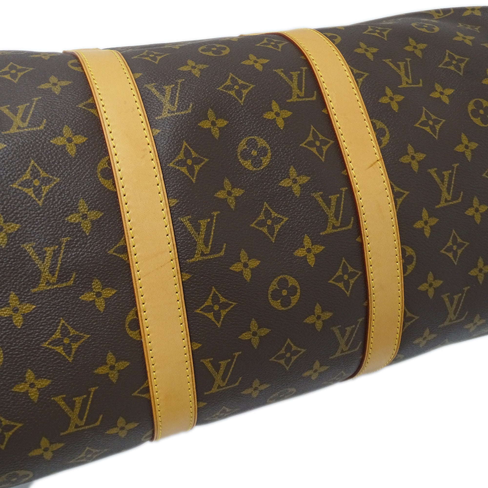 Louis Vuitton Brown Monogram Canvas Boston Bag Handbag (Pre-Owned)
