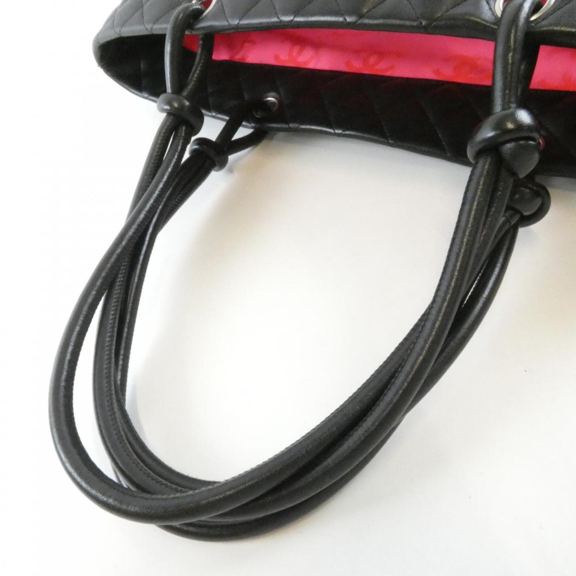 Chanel Black Cambon Ligne Handbag (Pre-Owned)