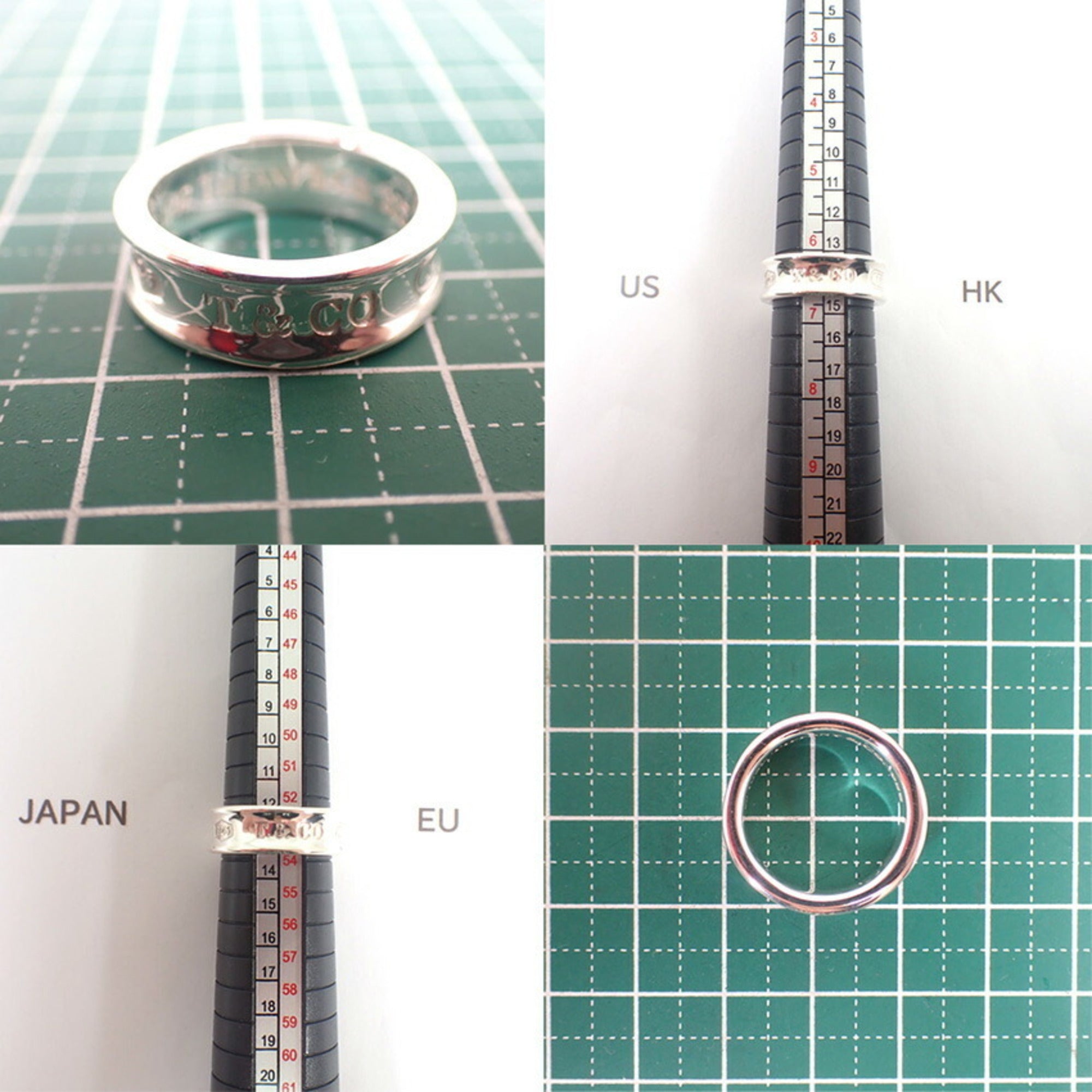 Tiffany Sterling Silver 925 Band Ring (Pre-Owned)