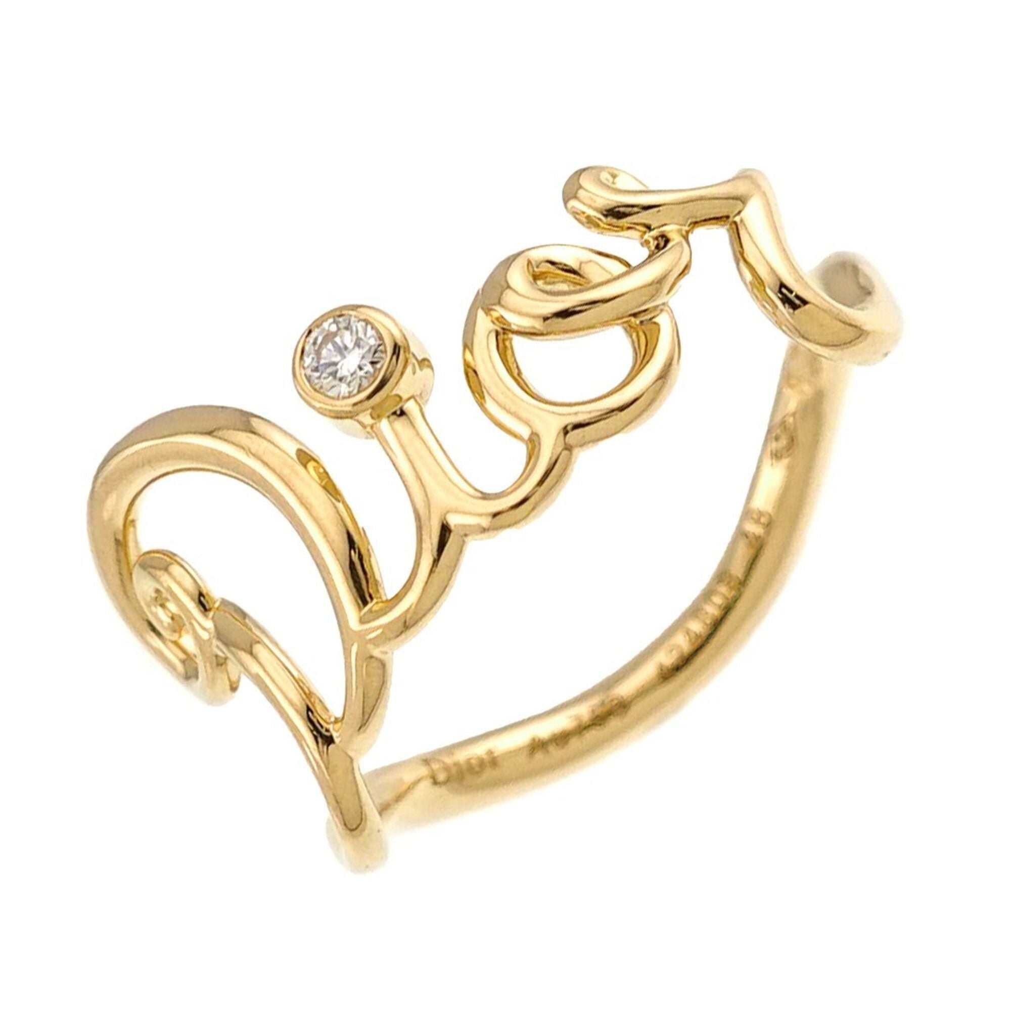 Christian Dior Yellow Gold Yellow Gold (18K) Band Ring (Pre-Owned)