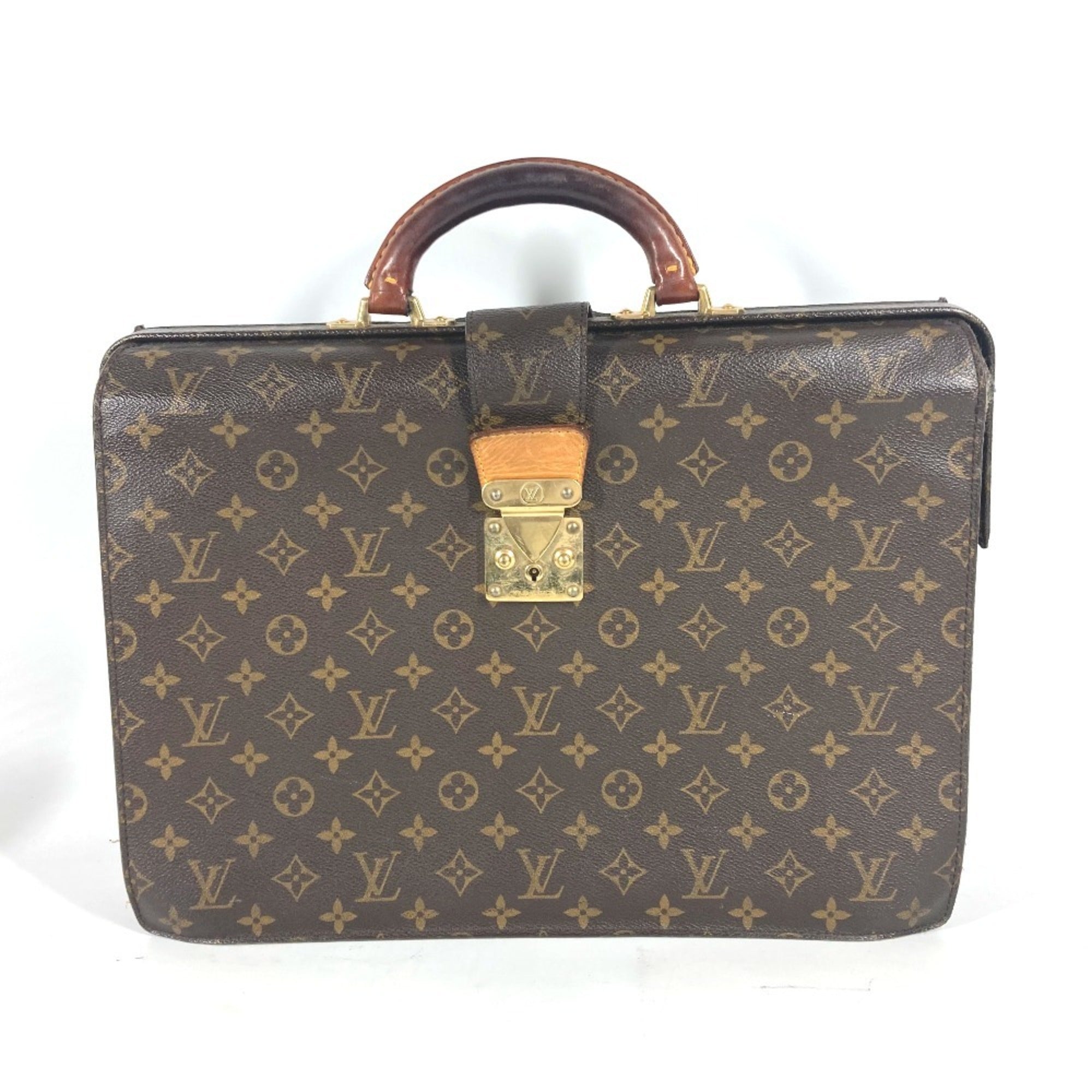 Louis Vuitton Brown Monogram Monogram Briefcase (Pre-Owned)