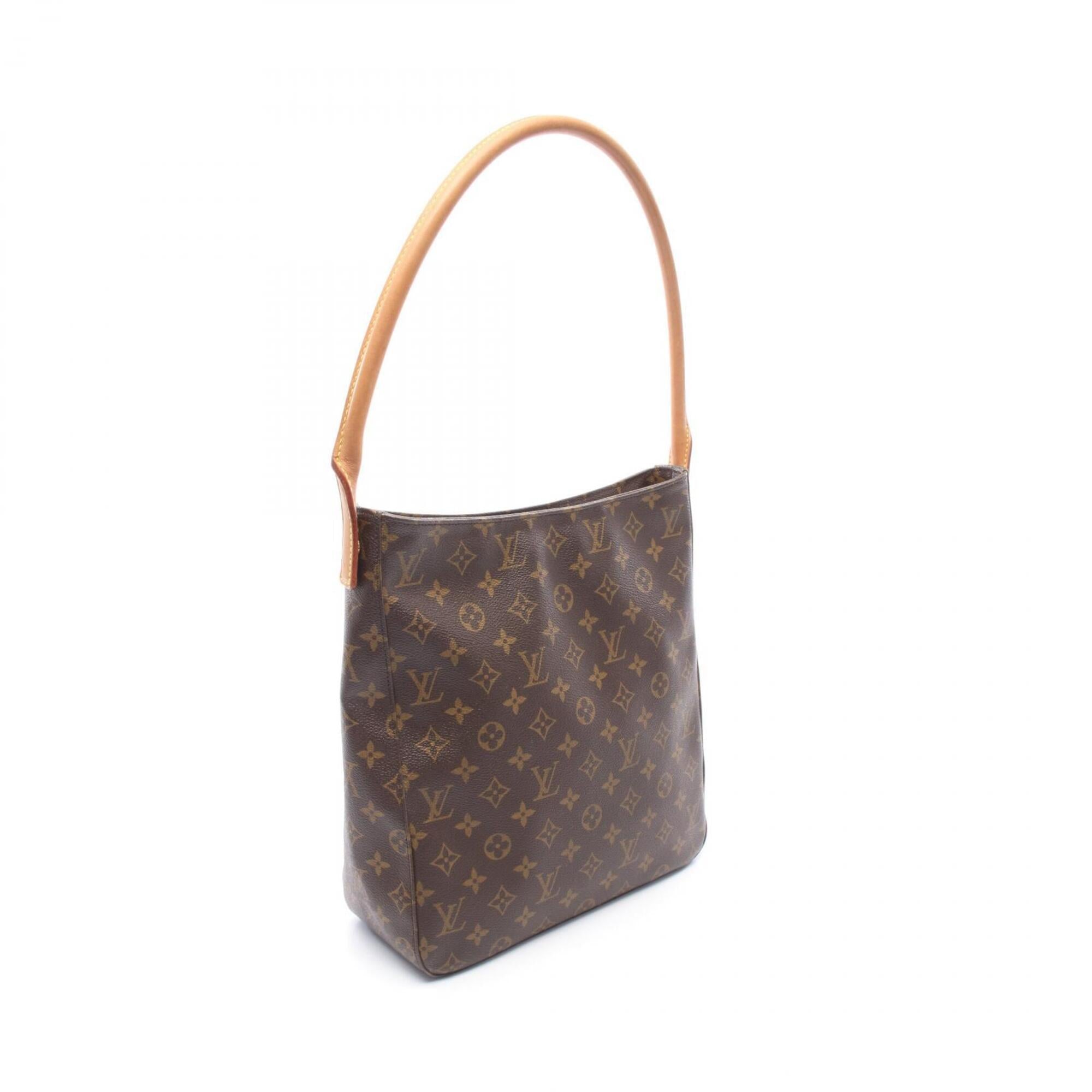 Louis Vuitton Brown Coated Canvas Monogram Pvc Leather Handbag Shoulder Bag (Pre-Owned)