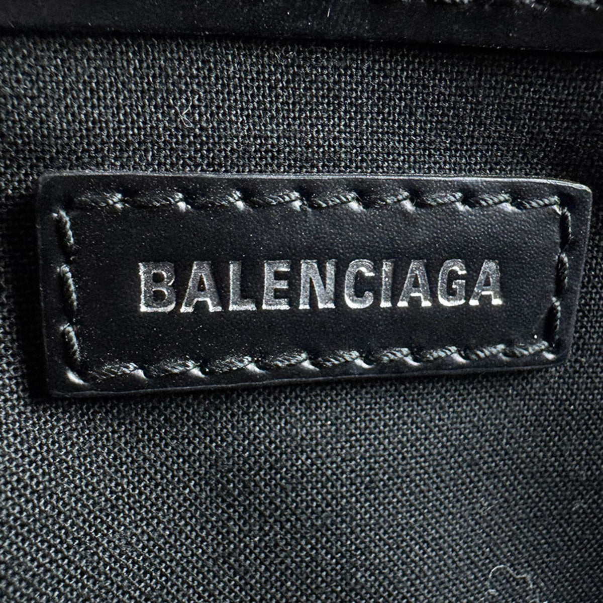 Balenciaga Black Canvas Leather Handbag (Pre-Owned)