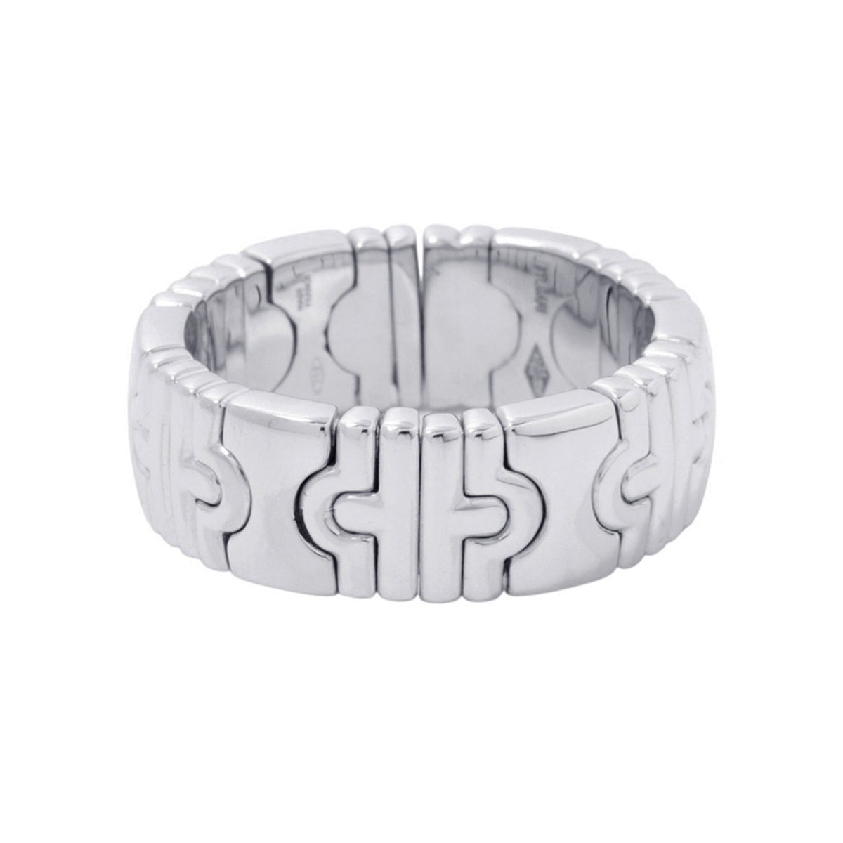 Bvlgari White Gold (18K) Band Ring (Pre-Owned)