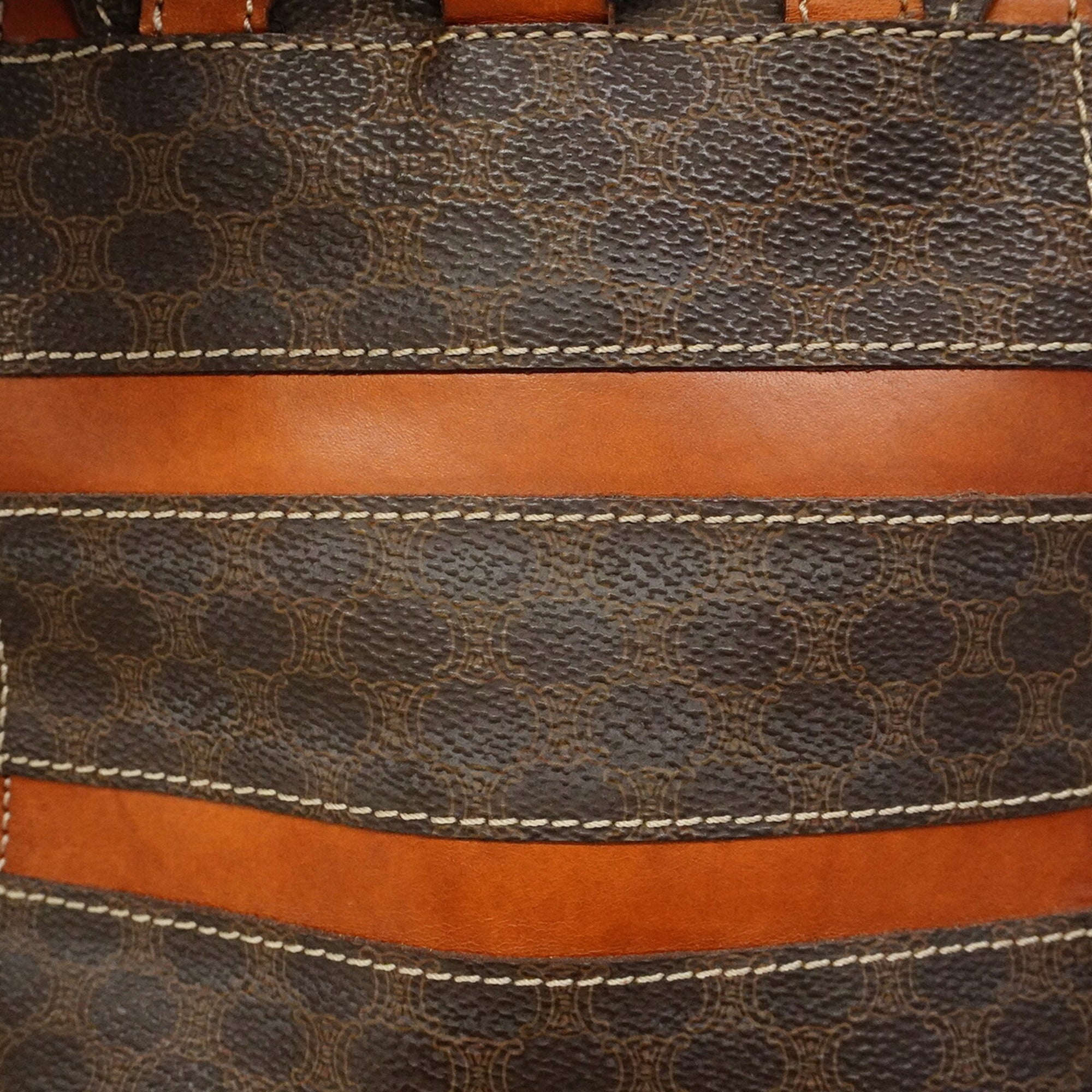 Celine Brown Pvc Backpack (Pre-Owned)