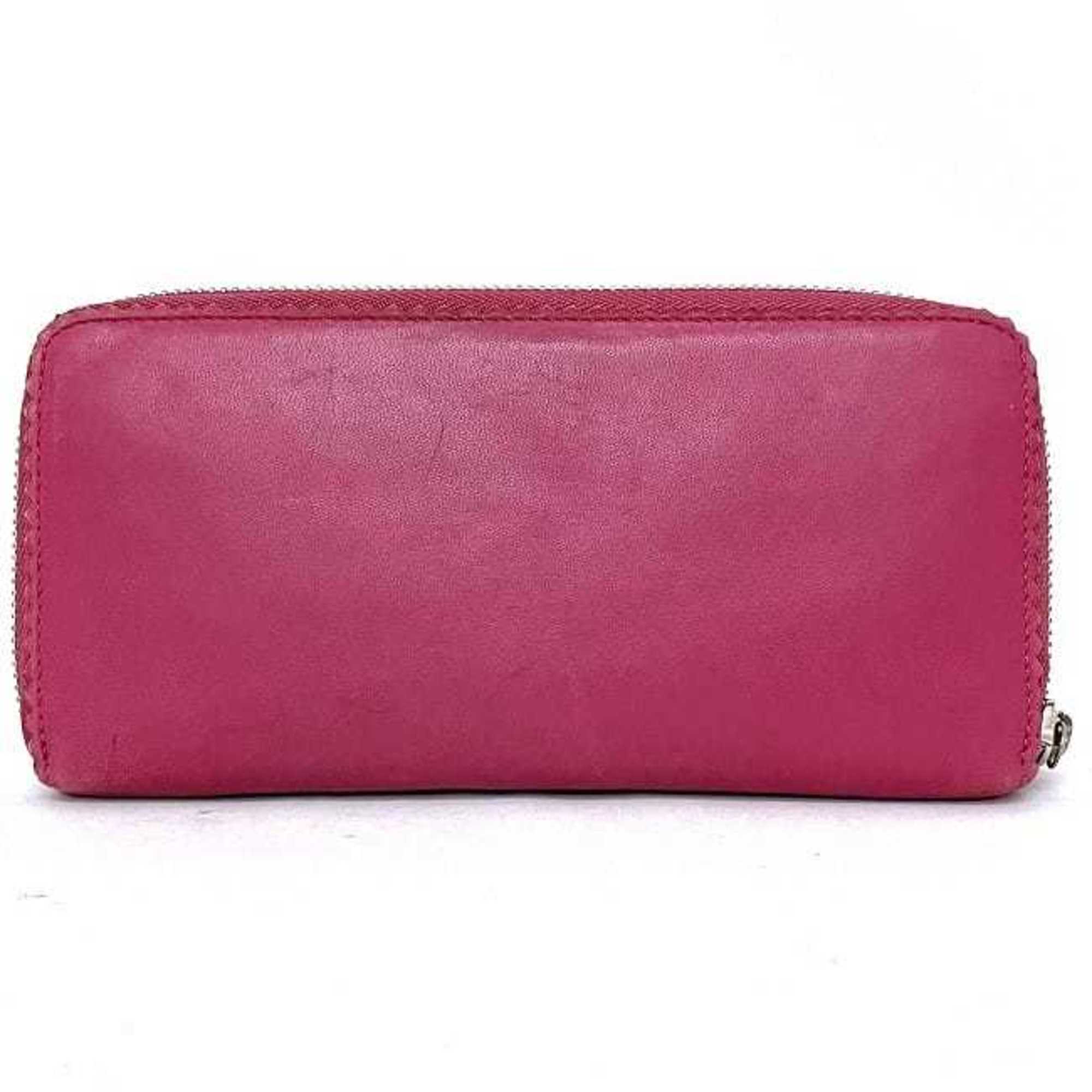 Loewe Pink Nappa Leather Long Wallet (Bi-Fold) (Pre-Owned)